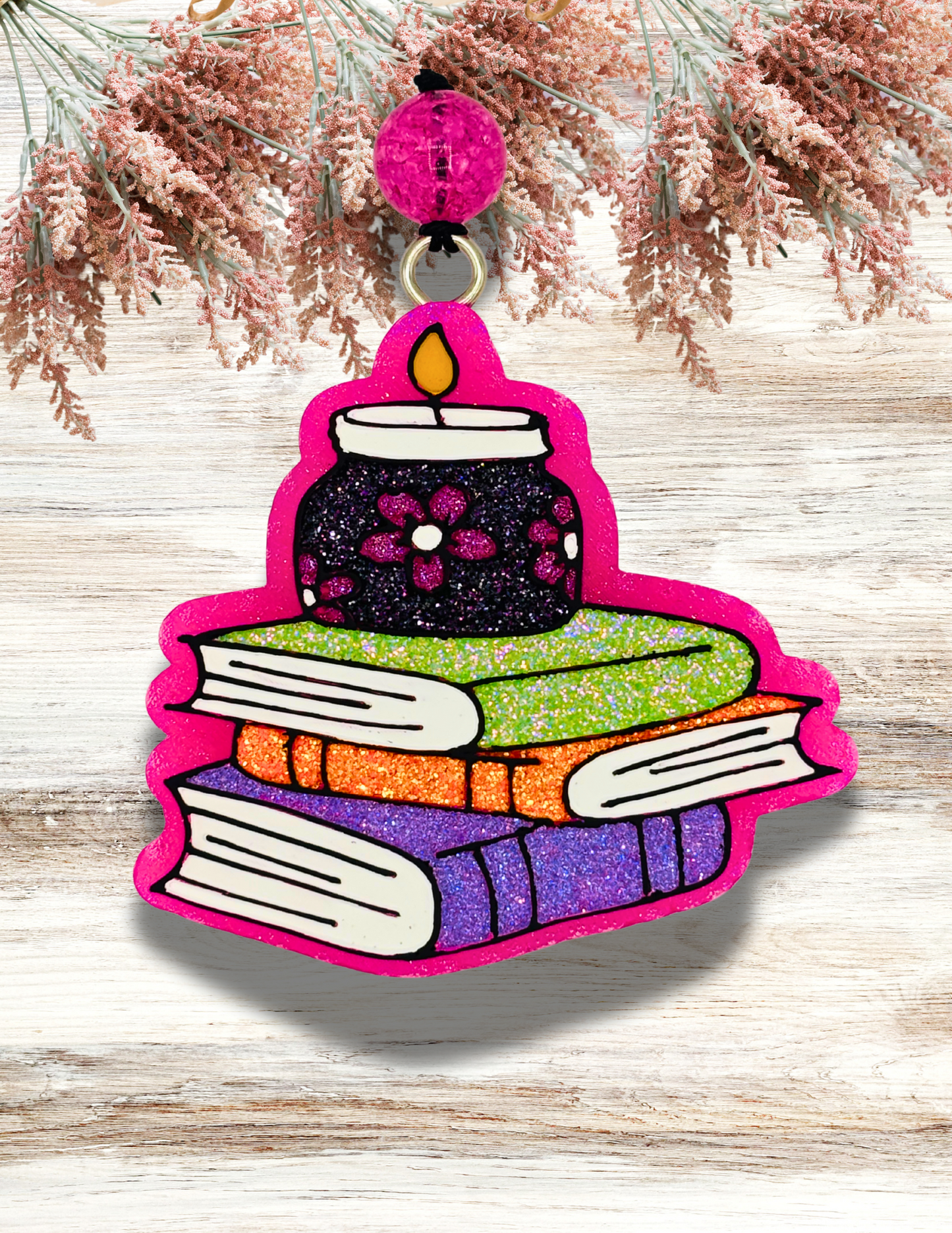Freshie Book Stack Black Candle