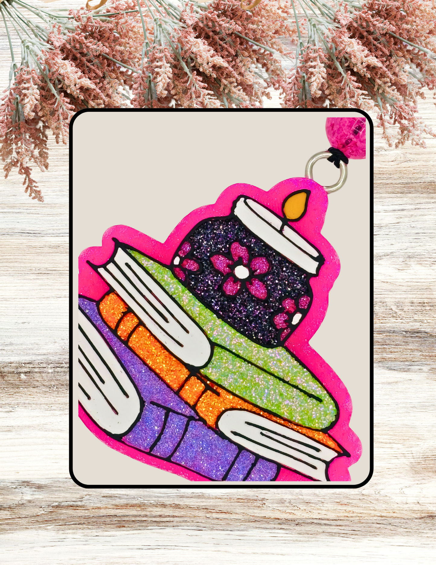 Freshie Book Stack Black Candle