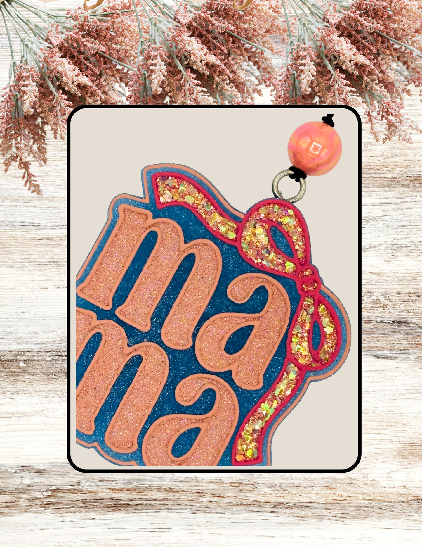 Freshie Mama With Bow Coral