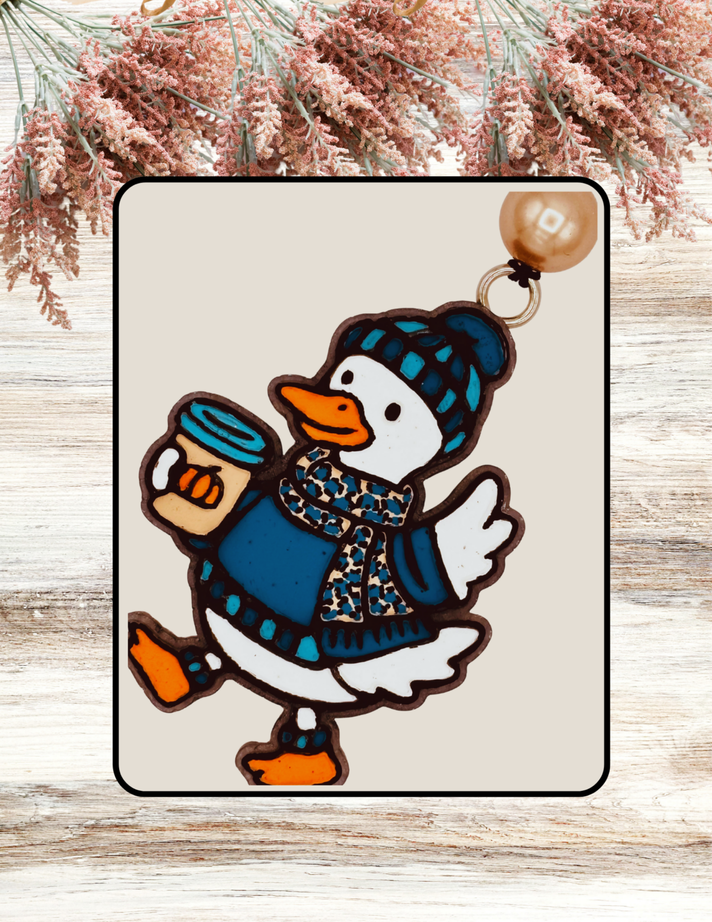 Freshie Goose Latte Sweater Blue Tan
