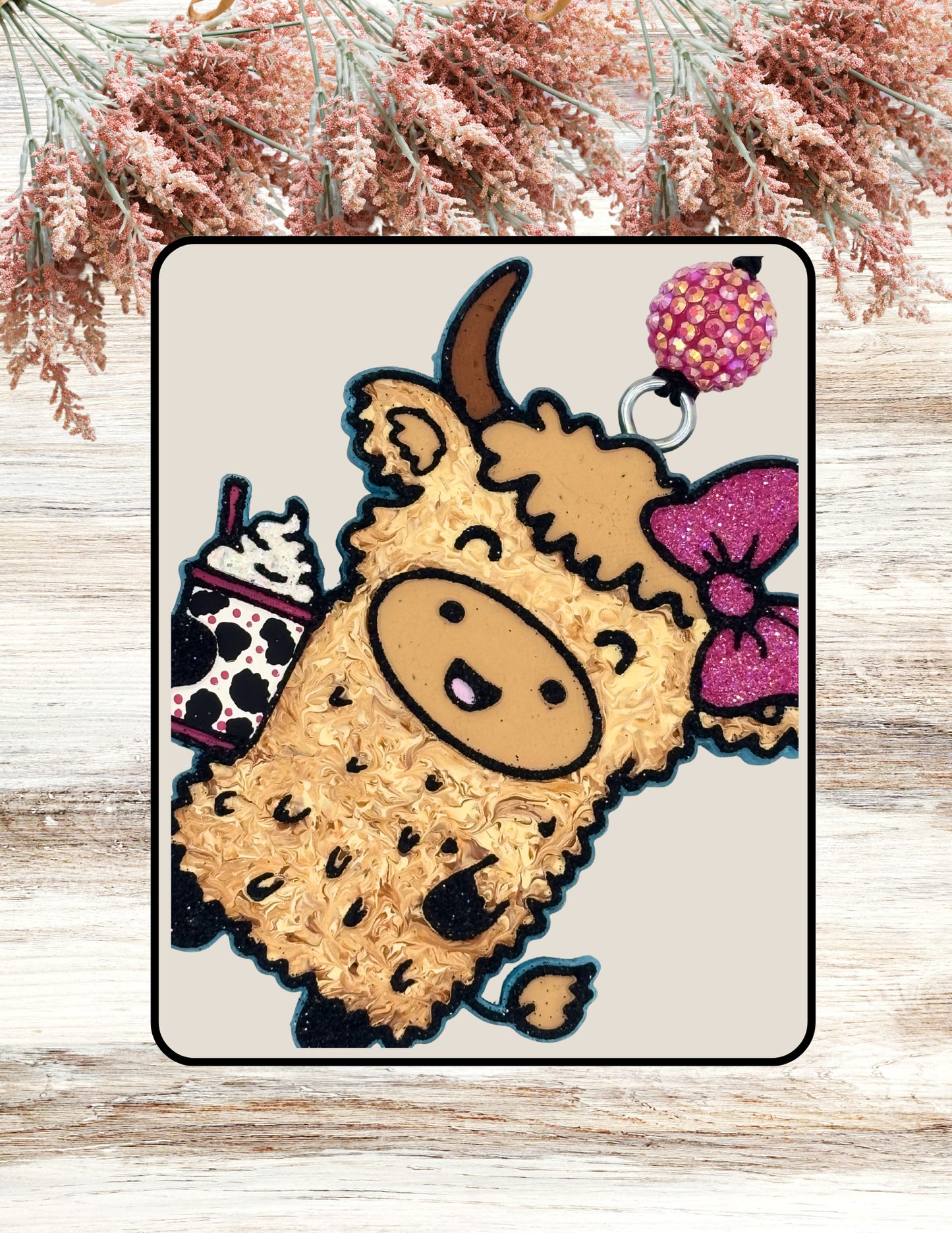 Freshie Girl Cow with Latte Tan Pink