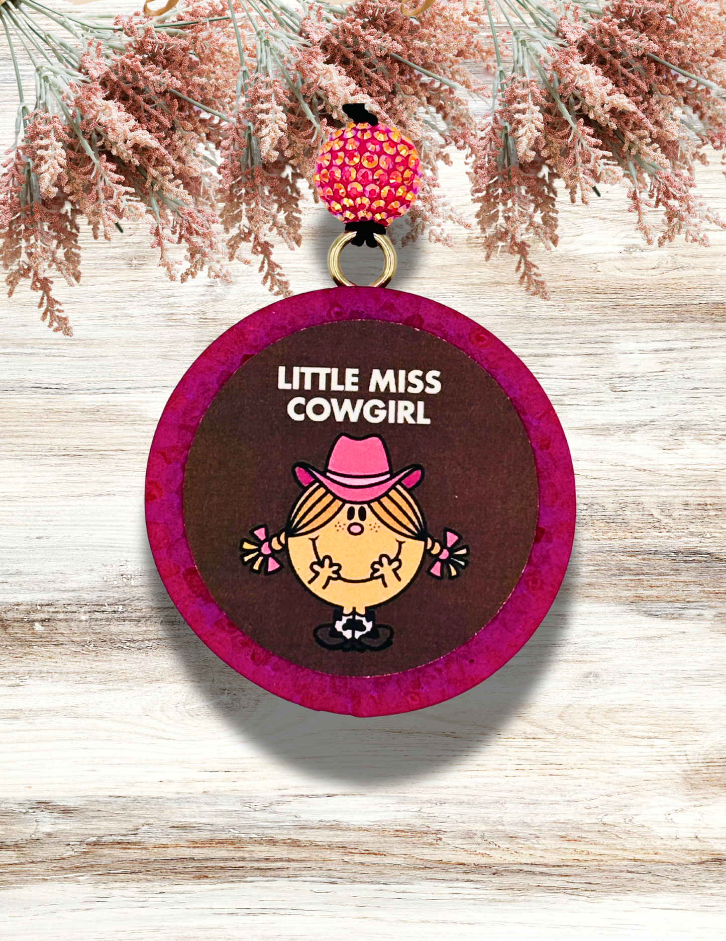 Freshie Round Little Miss Cowgirl