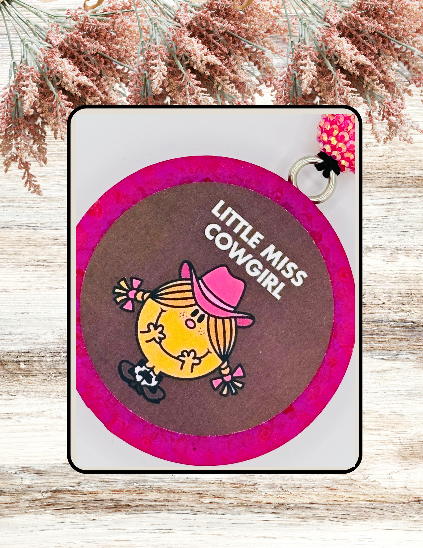 Freshie Round Little Miss Cowgirl