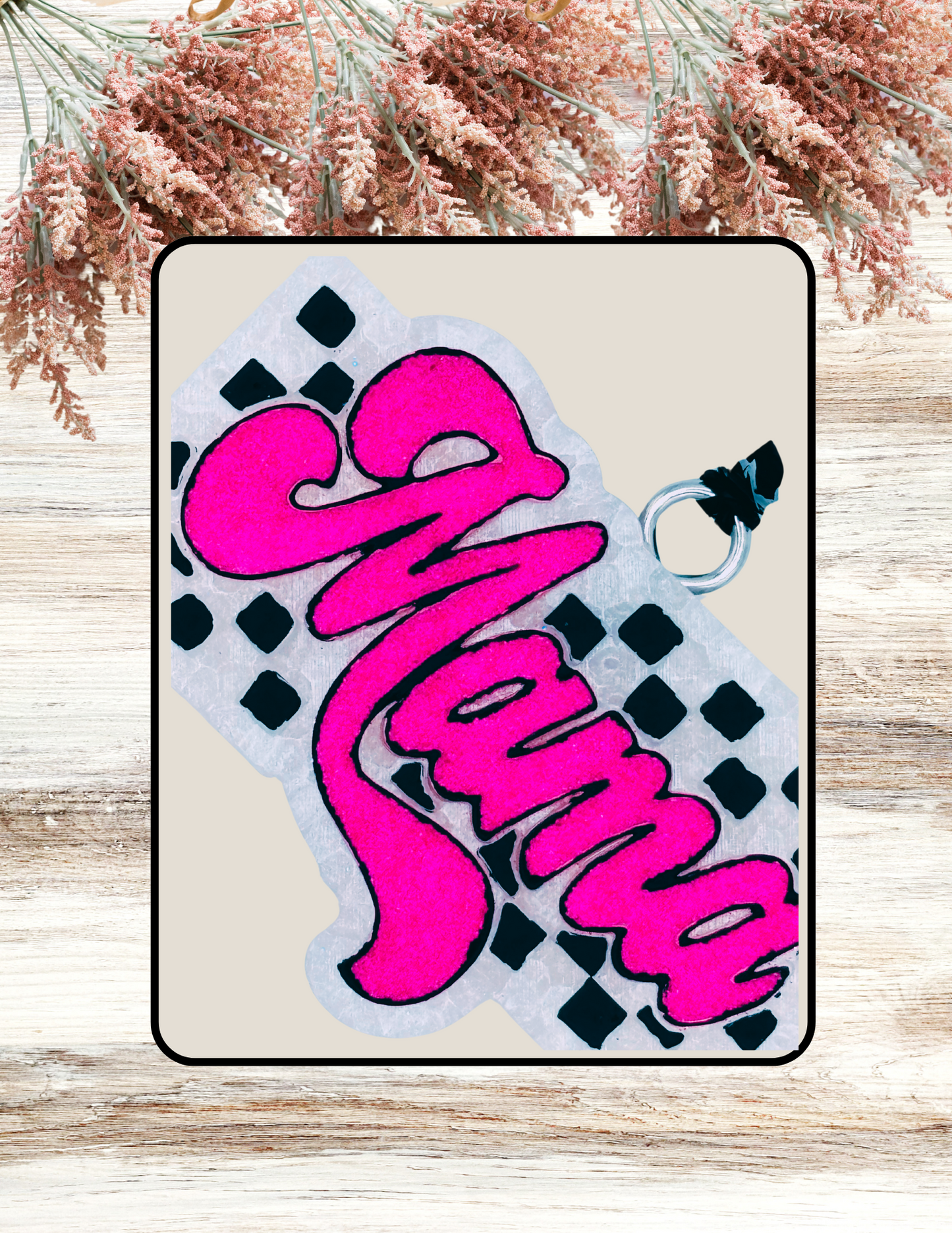 Freshie Mama Checker Black Pink