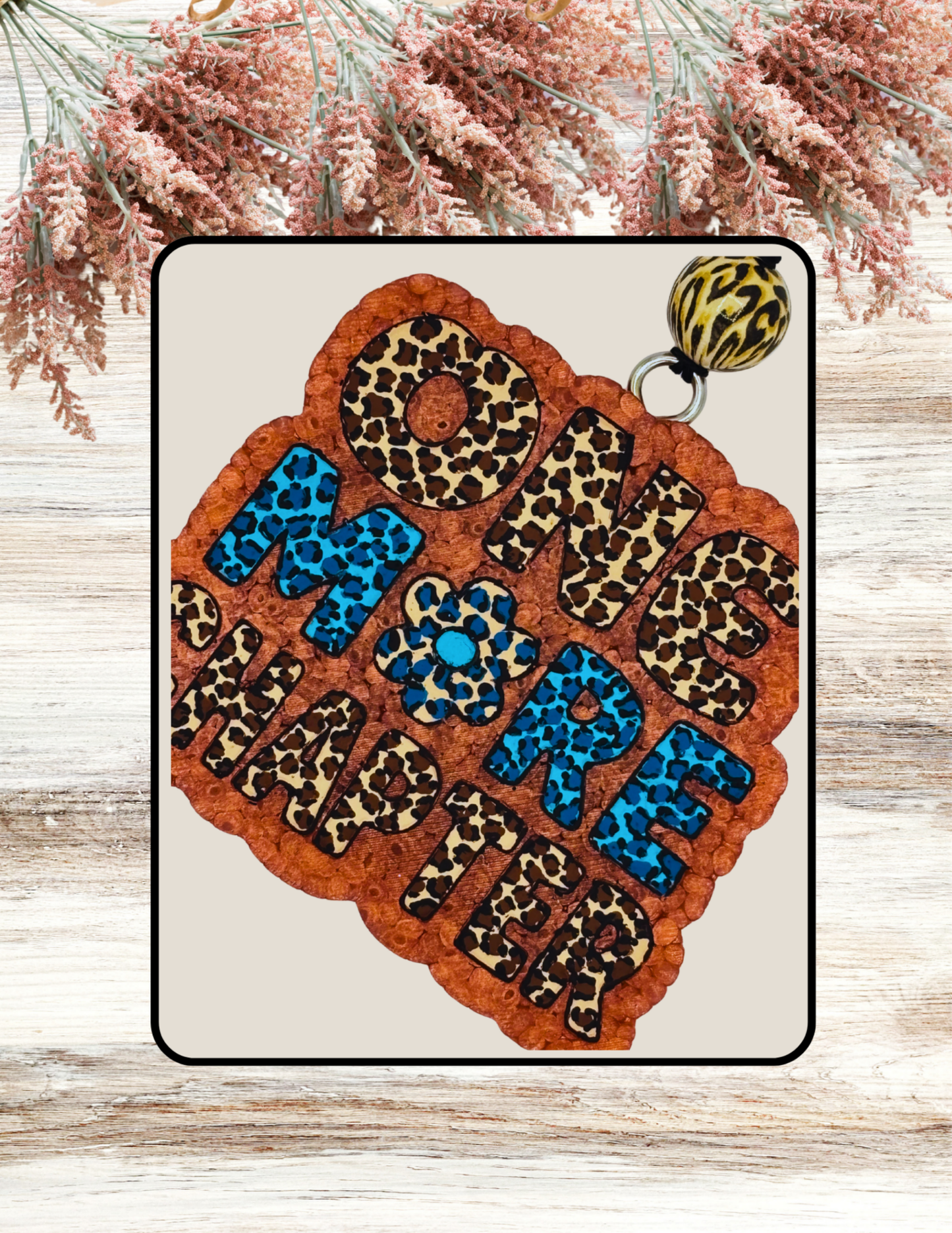 Freshie One More Chapter Tan Turquoise Leopard