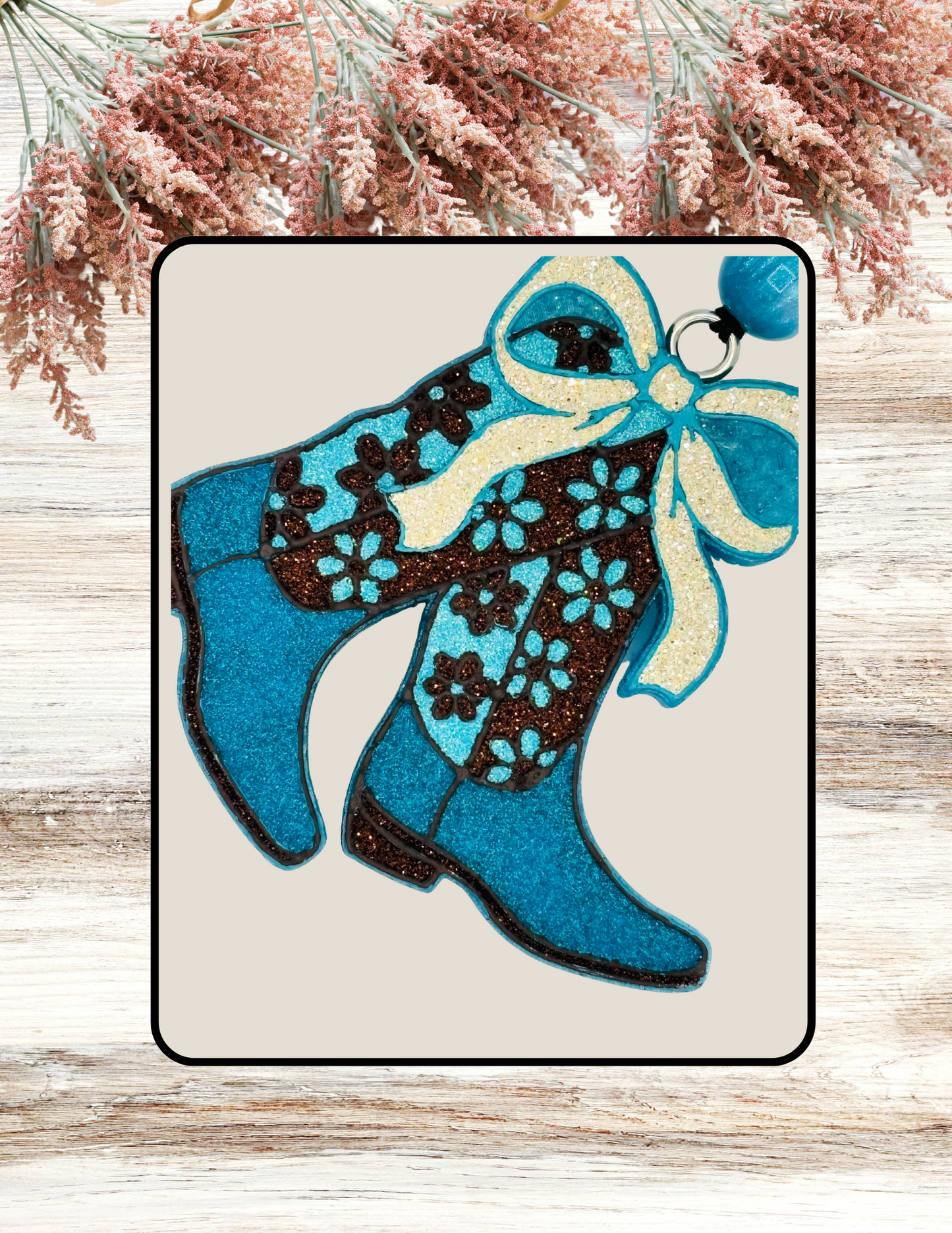 Freshie Daisy Walking Boots Turquoise Brown
