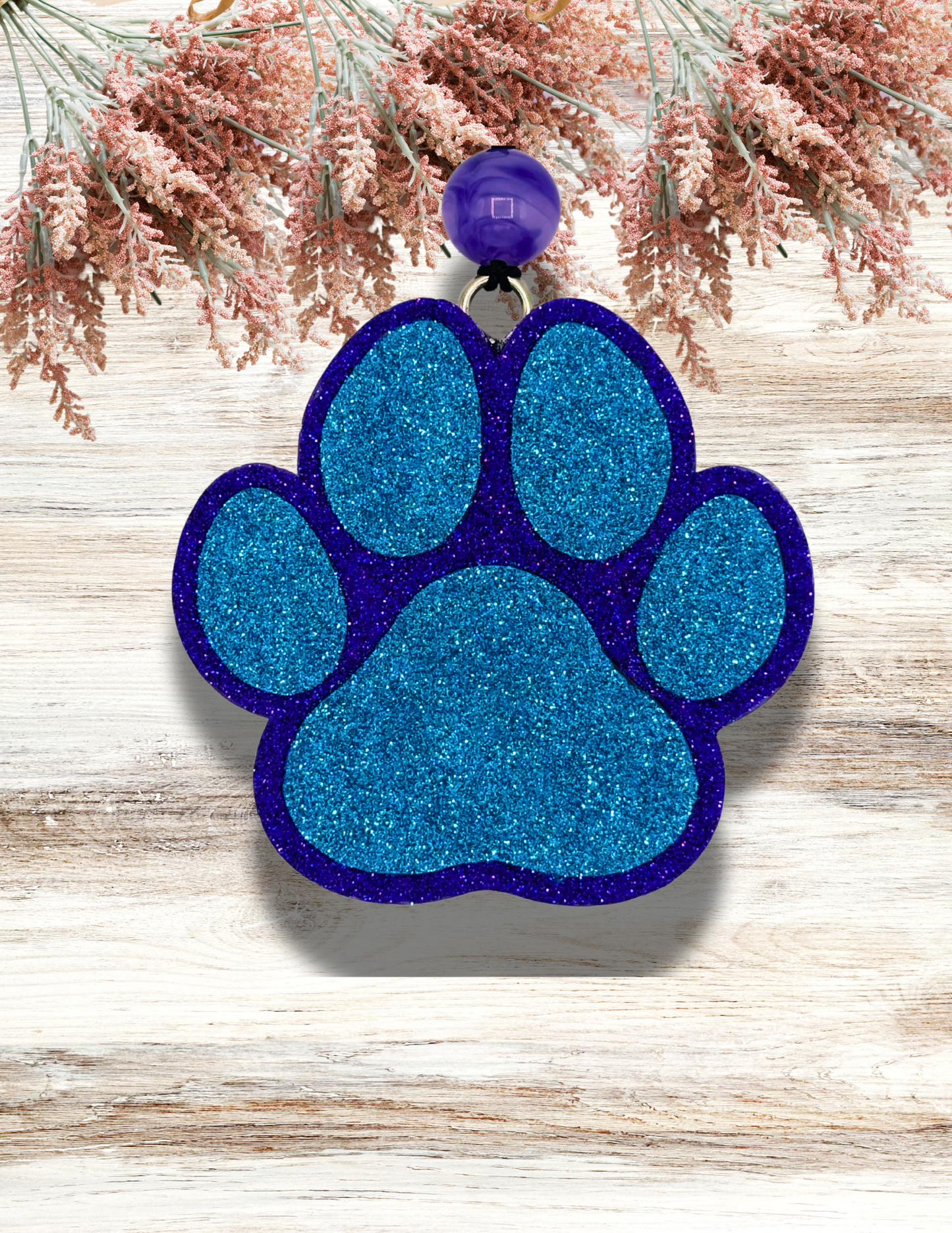 Freshie Paw Purple Teal