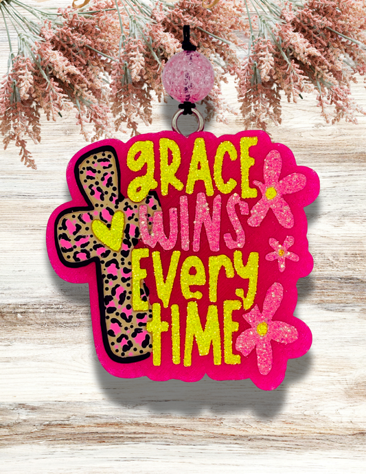 Freshie Grace Wins Cross Pink Yellow