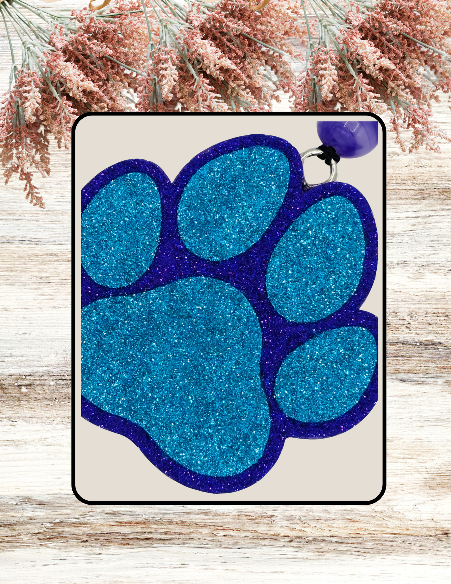 Freshie Paw Purple Teal