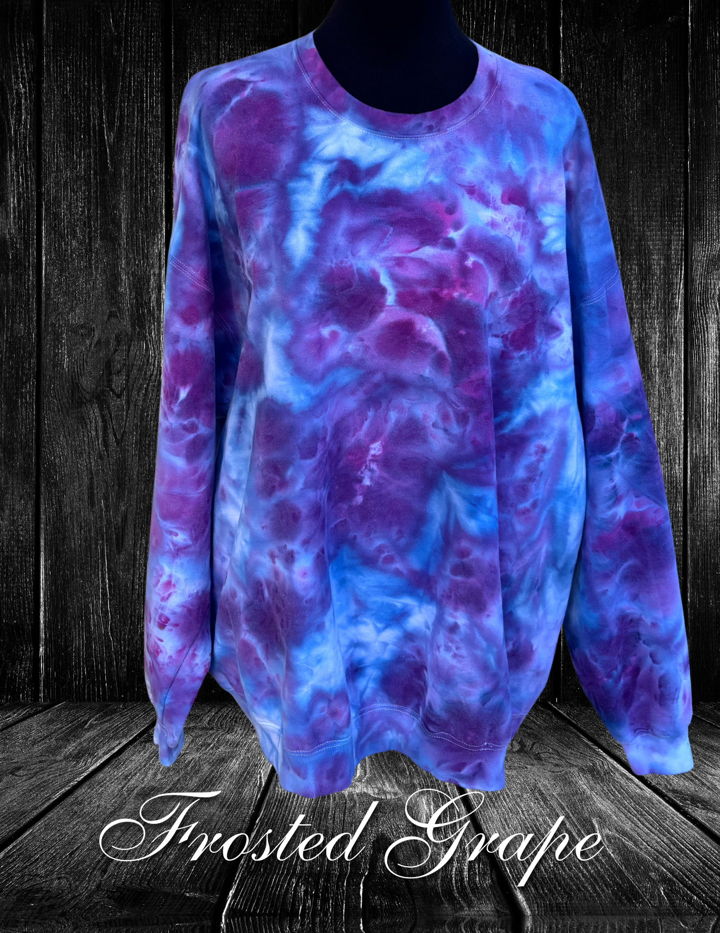 4X-Frosted Grape Sweatshirt