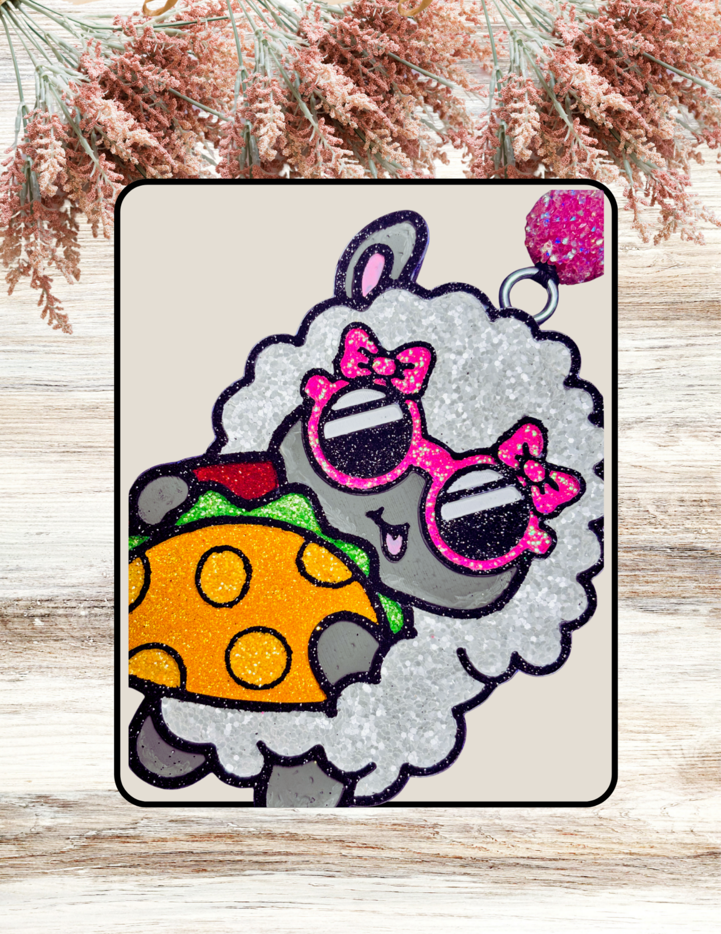 Freshie Cute Sheep with Taco Pink