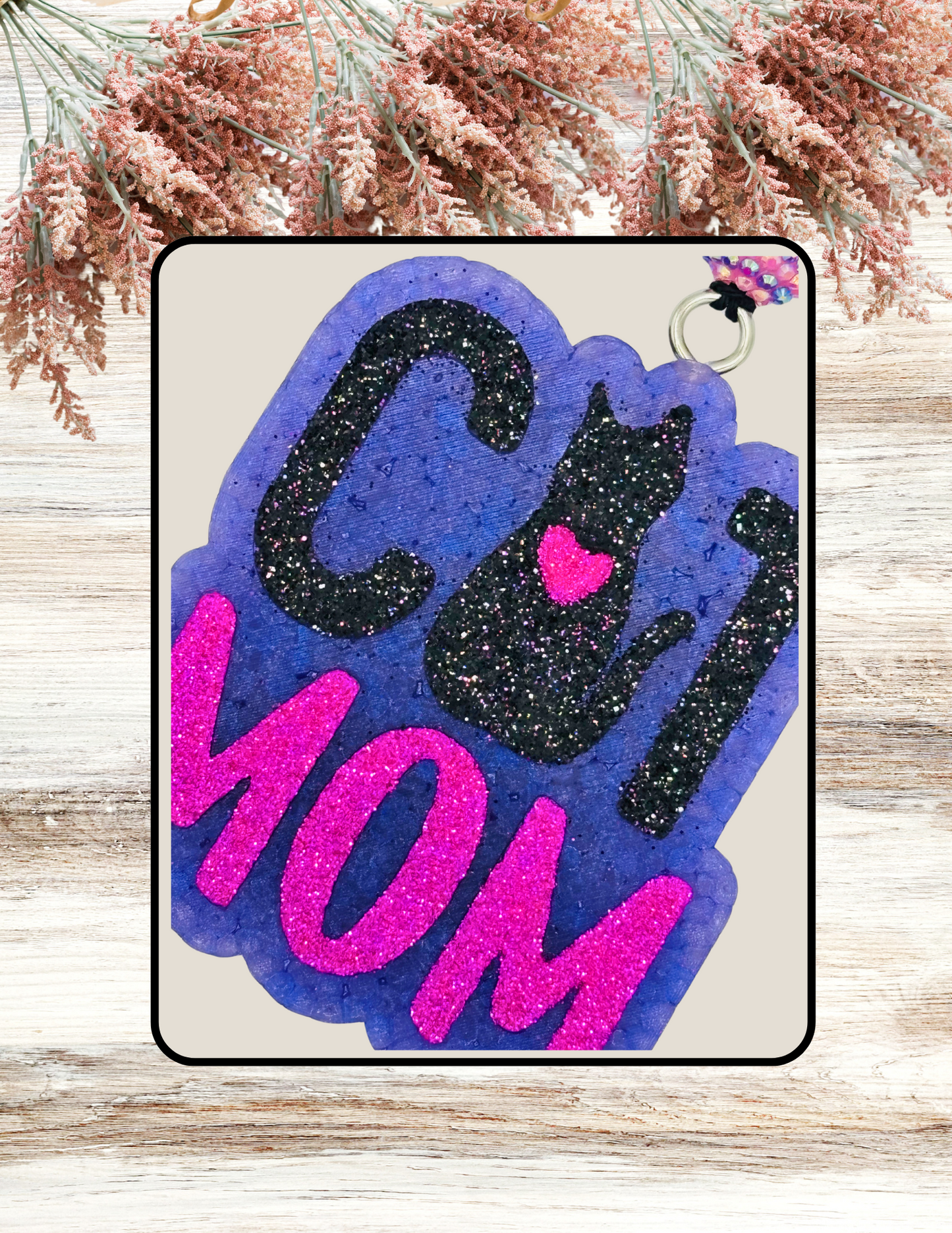 Freshie Cat Mom Purple Pink