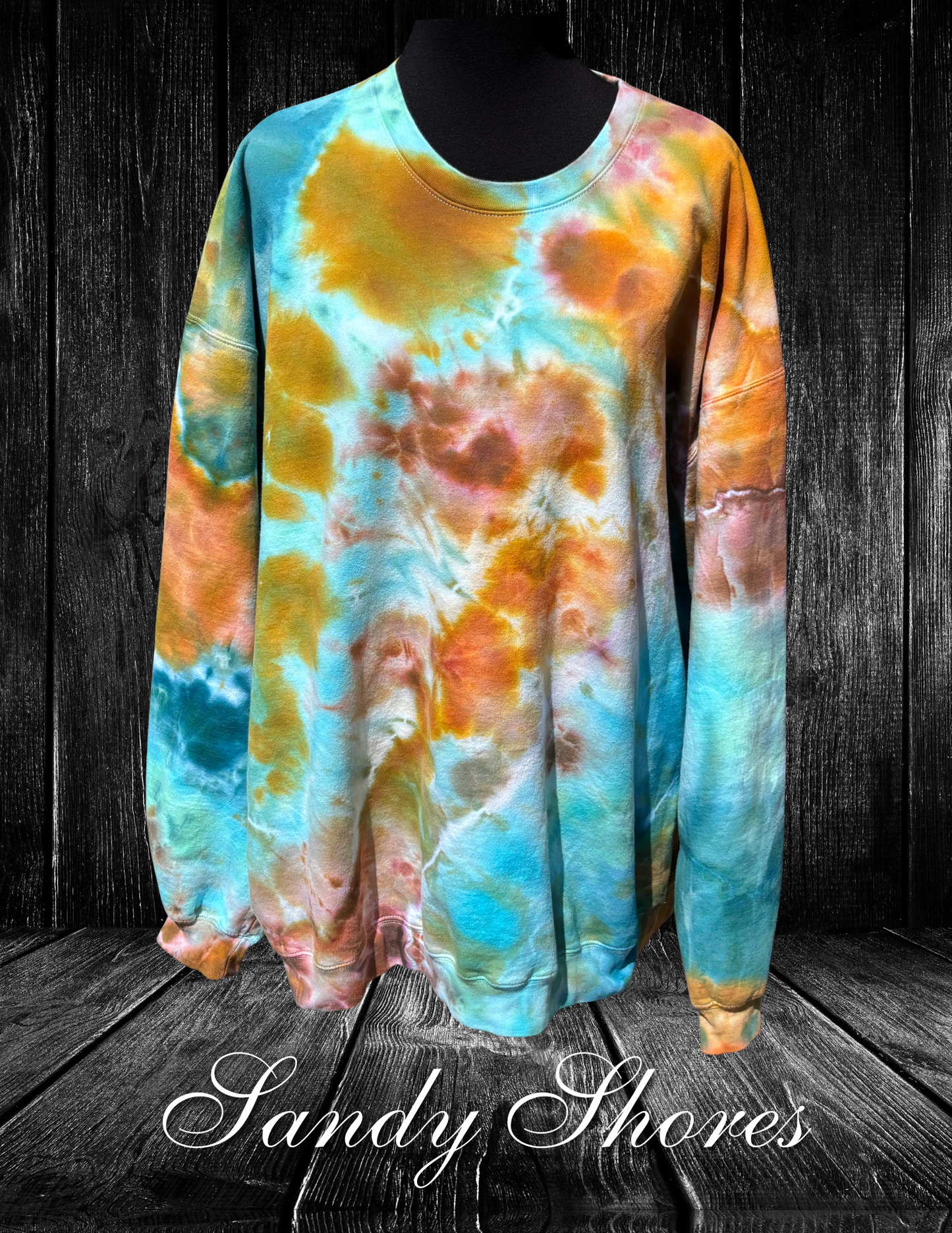 4X-Sandy Shores Geode Sweatshirt