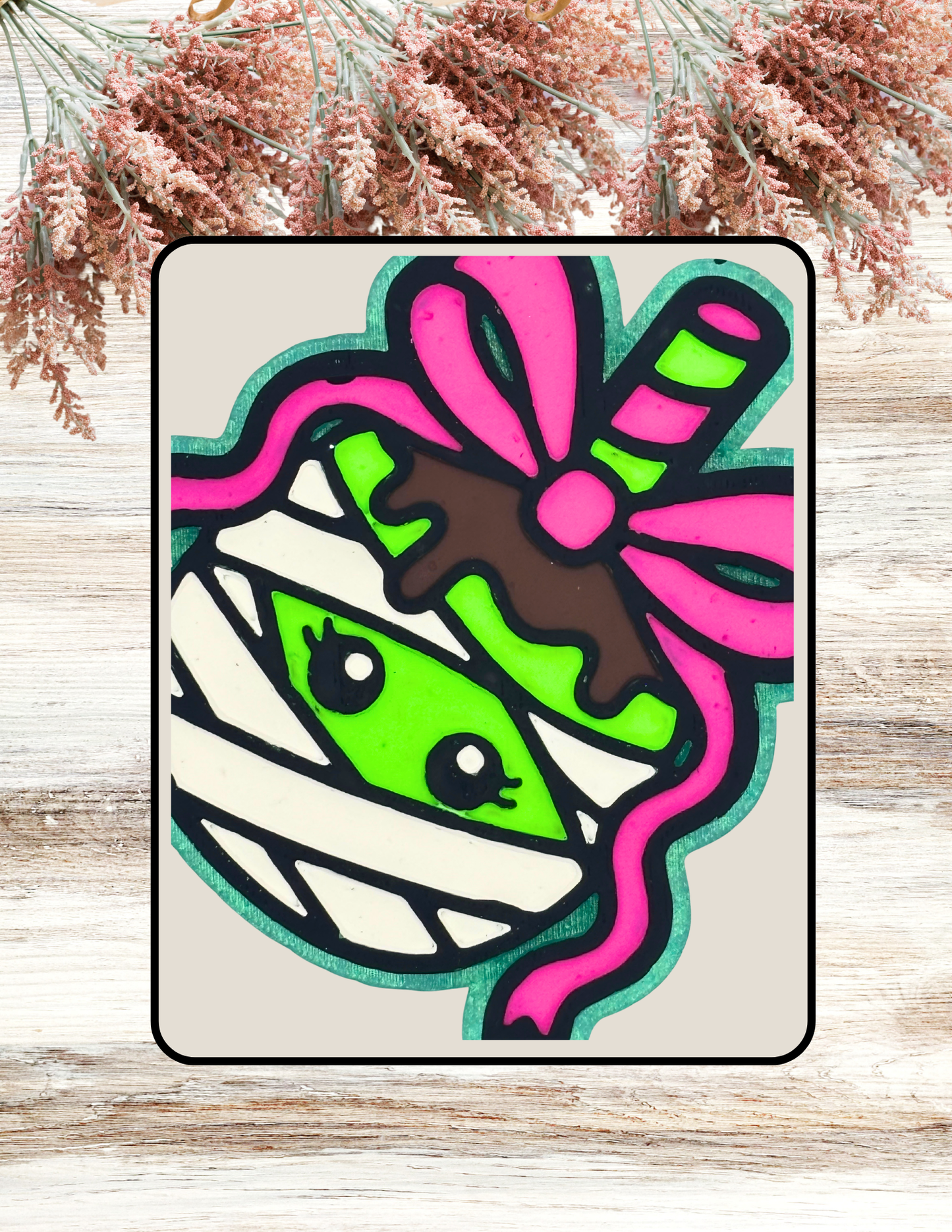 Freshie Mummy Apple Green Pink