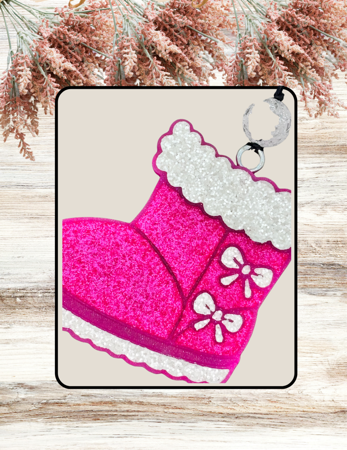 Freshie Snow Boot with Bow Pink White