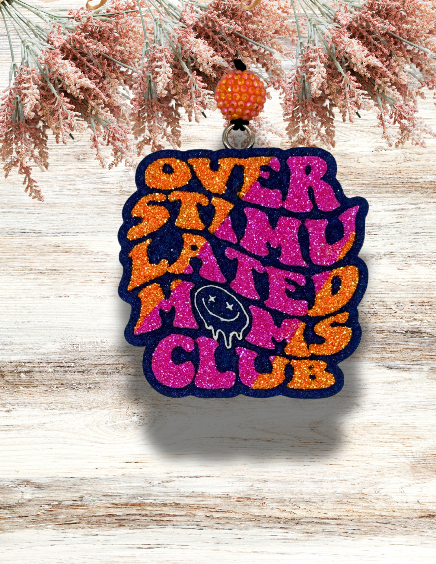 Freshie Overstimulated Mom Club Orange & Pink