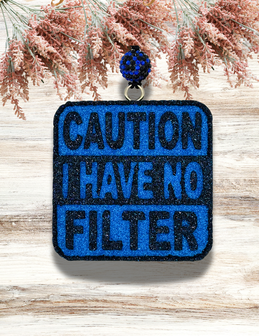 Freshie Caution No Filter Blue Black