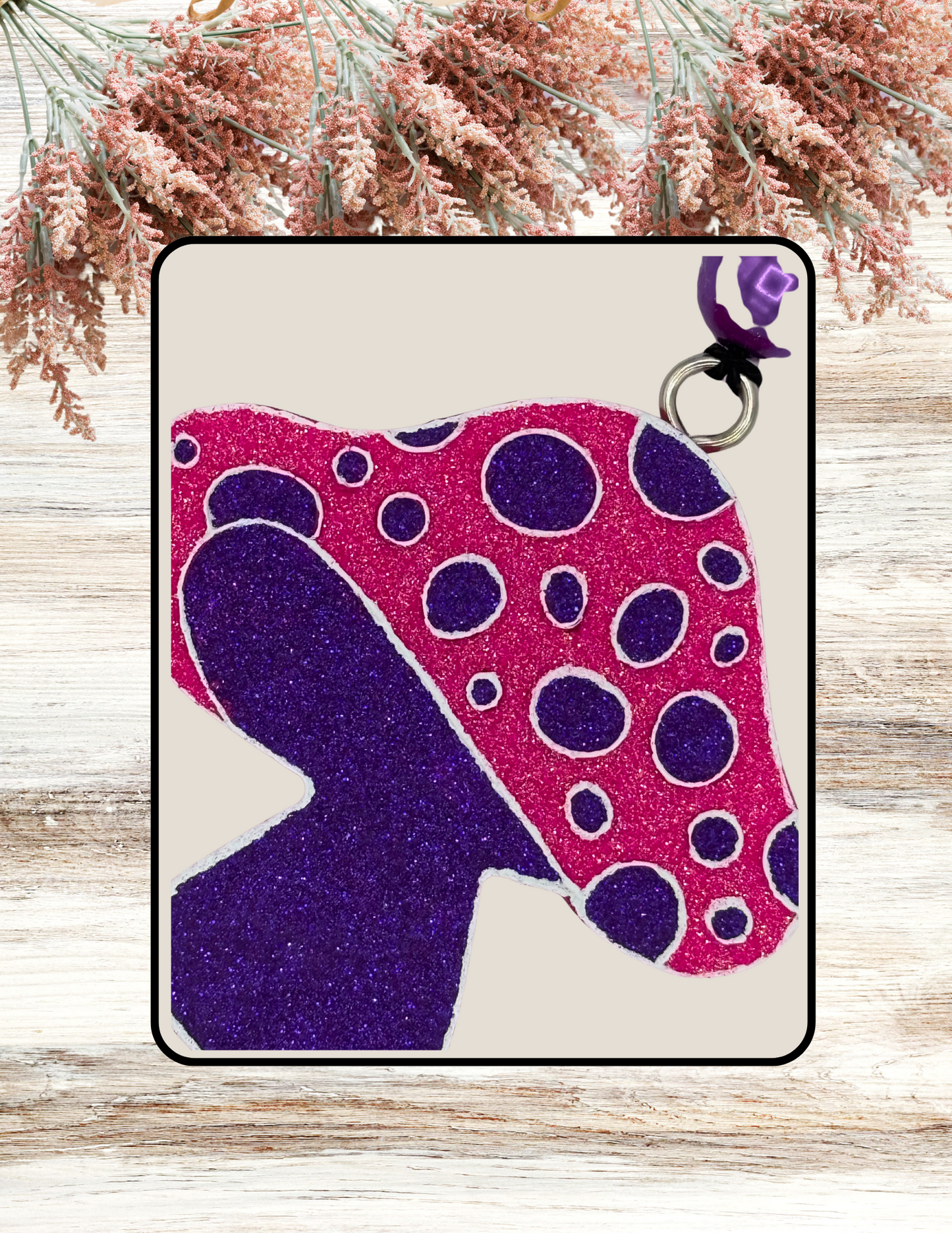 Freshie Mushroom Sm Hot Pink & Purple