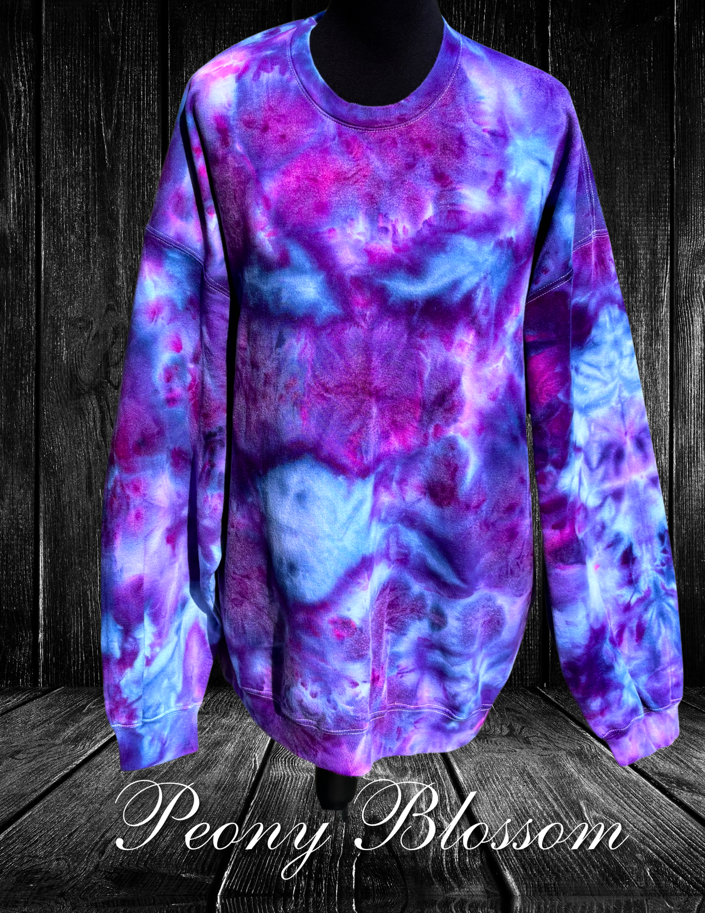 2X-Peony Blossom Sweatshirt