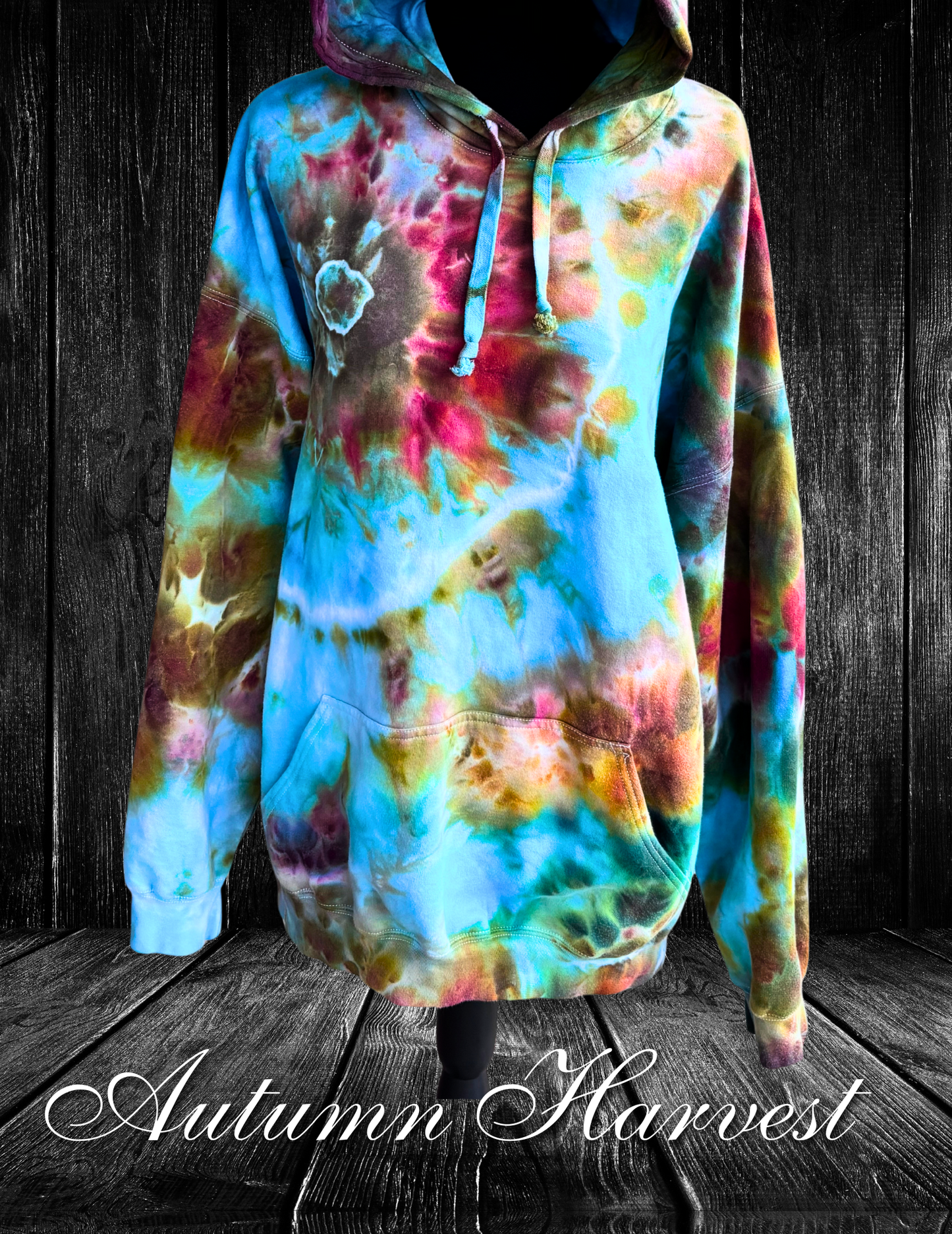 3X-Autumn Harvest Geode Hoodie