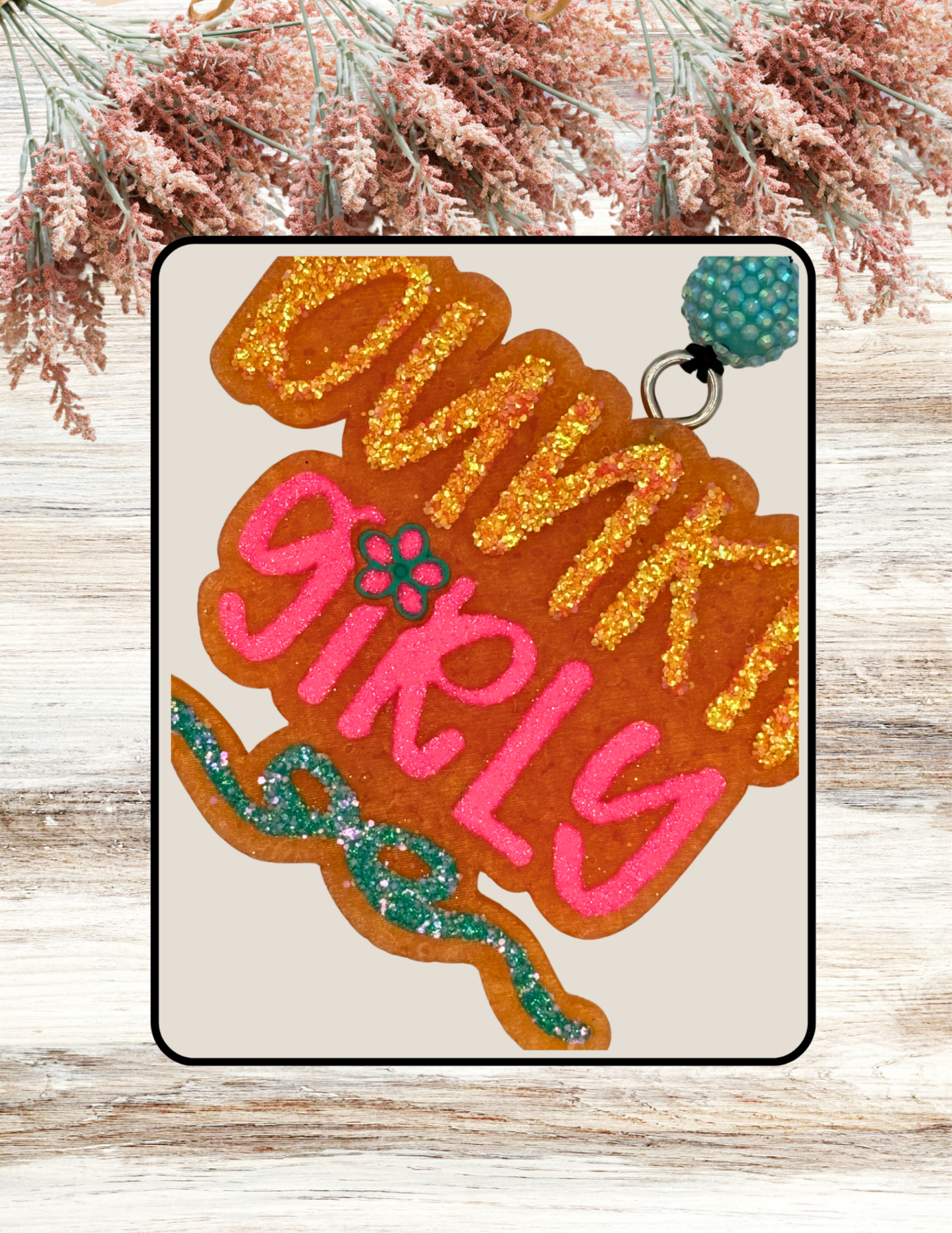 Freshie Dunkin Girlie Neon Orange Pink