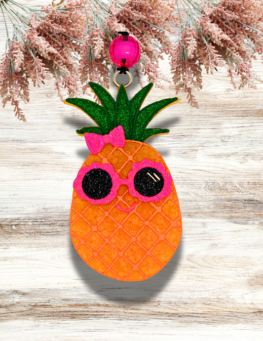 Freshie Pineapple Orange & Hot Pink