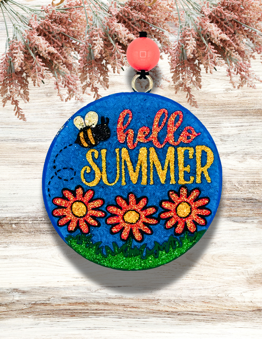 Freshie Hello Summer Coral