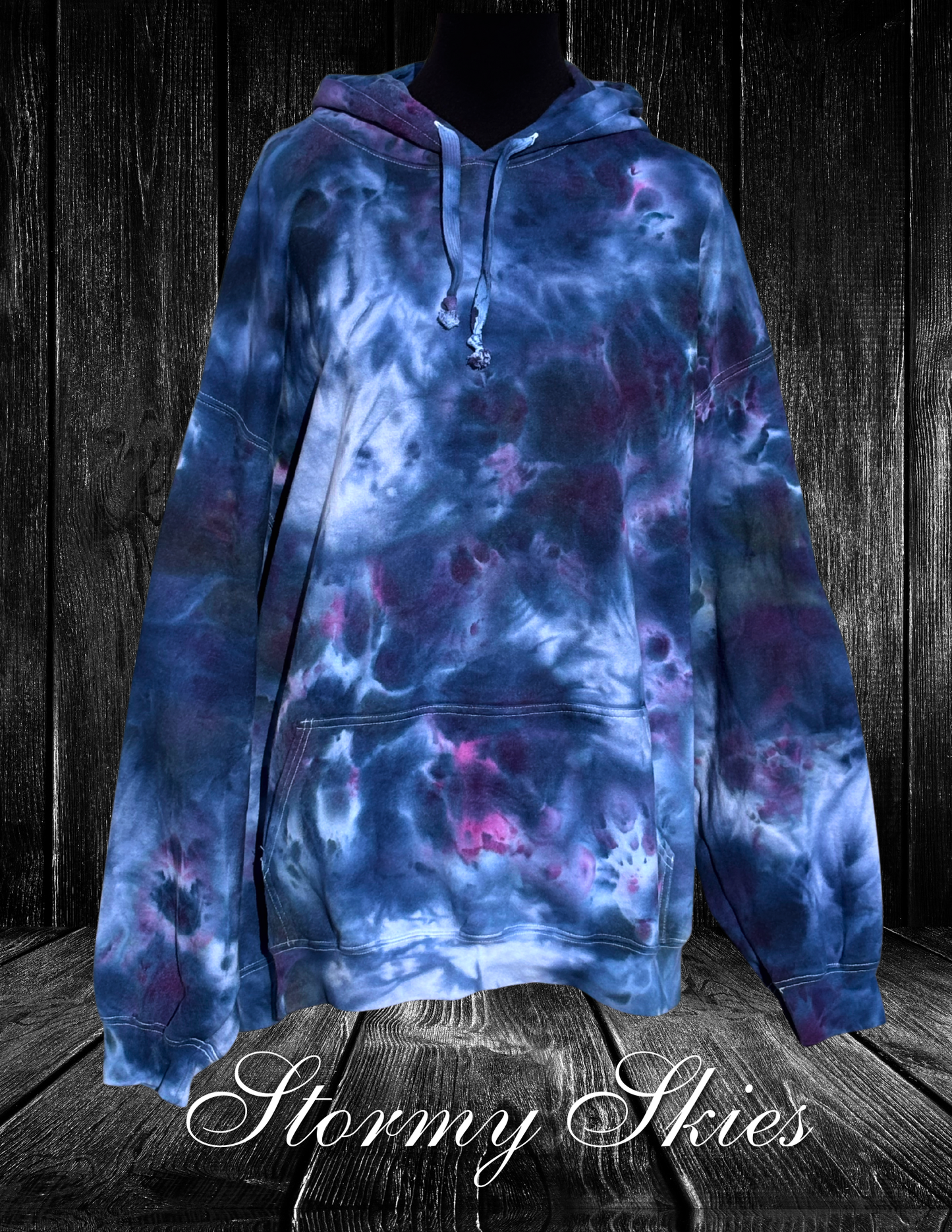 4X-Stormy Skies Hoodie
