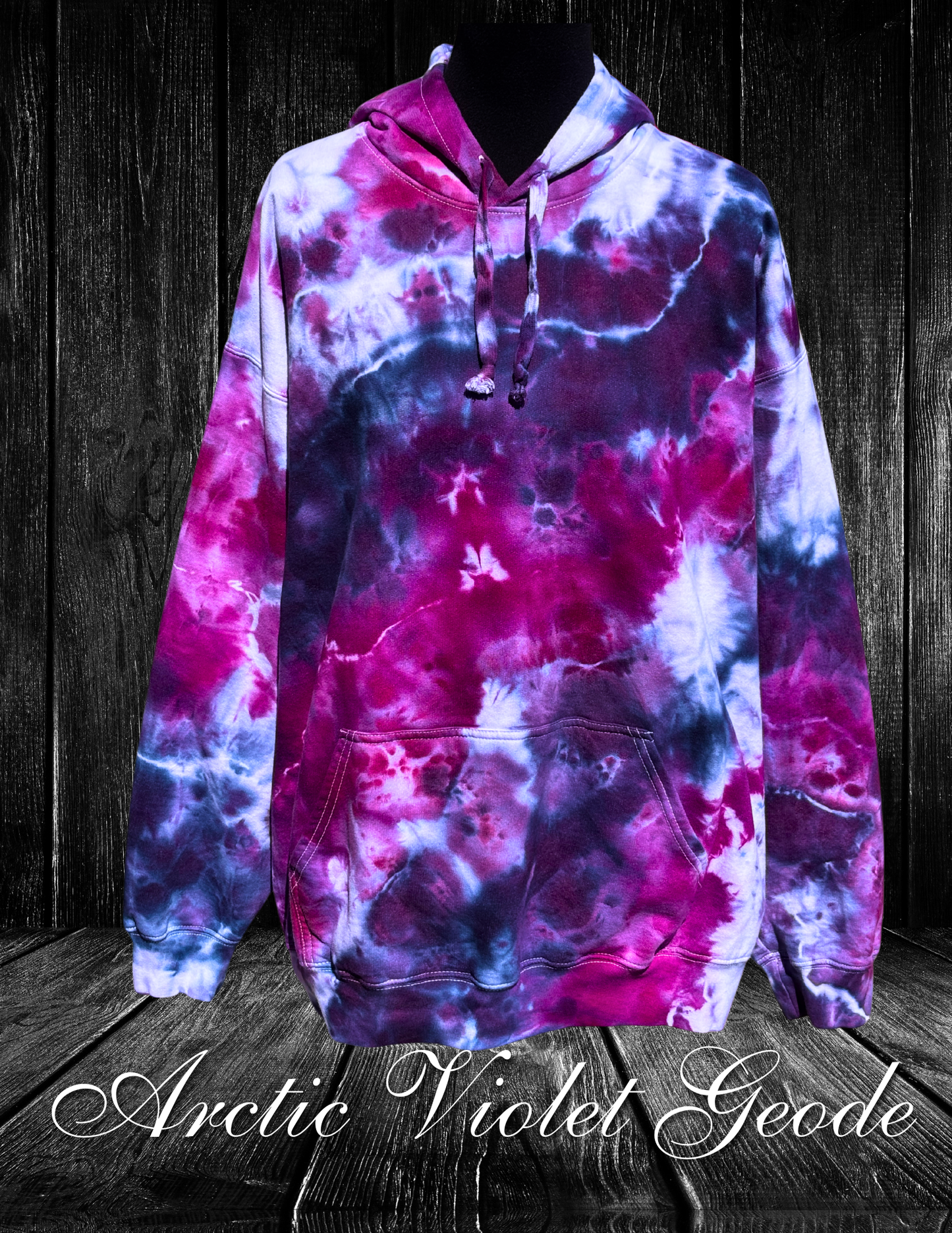 XL-Arctic Violet Geode Hoodie