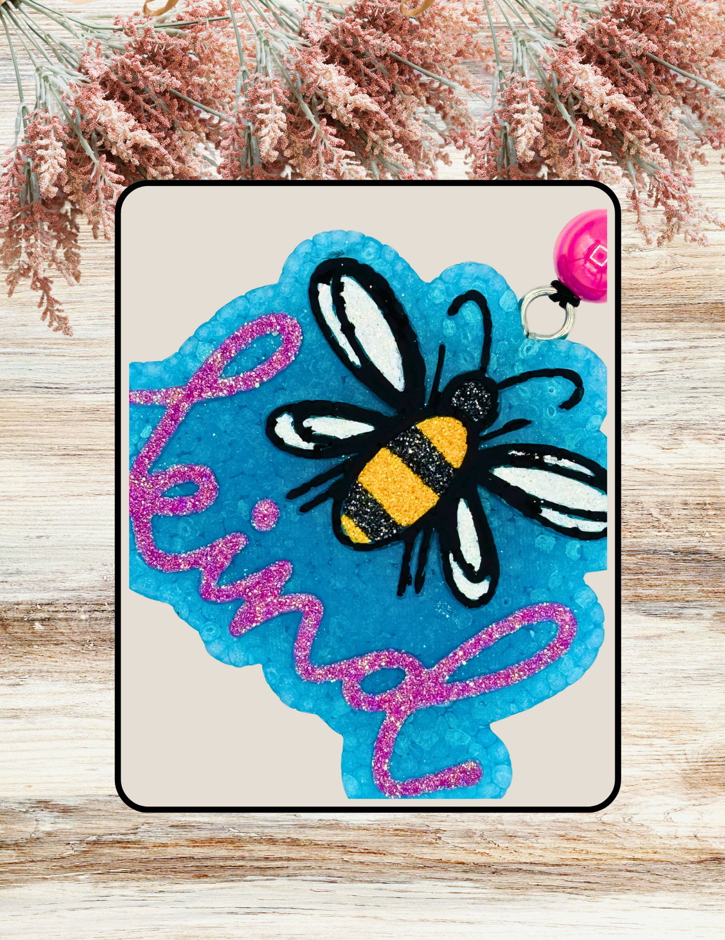 Freshie Bee Kind Turquoise Lavender