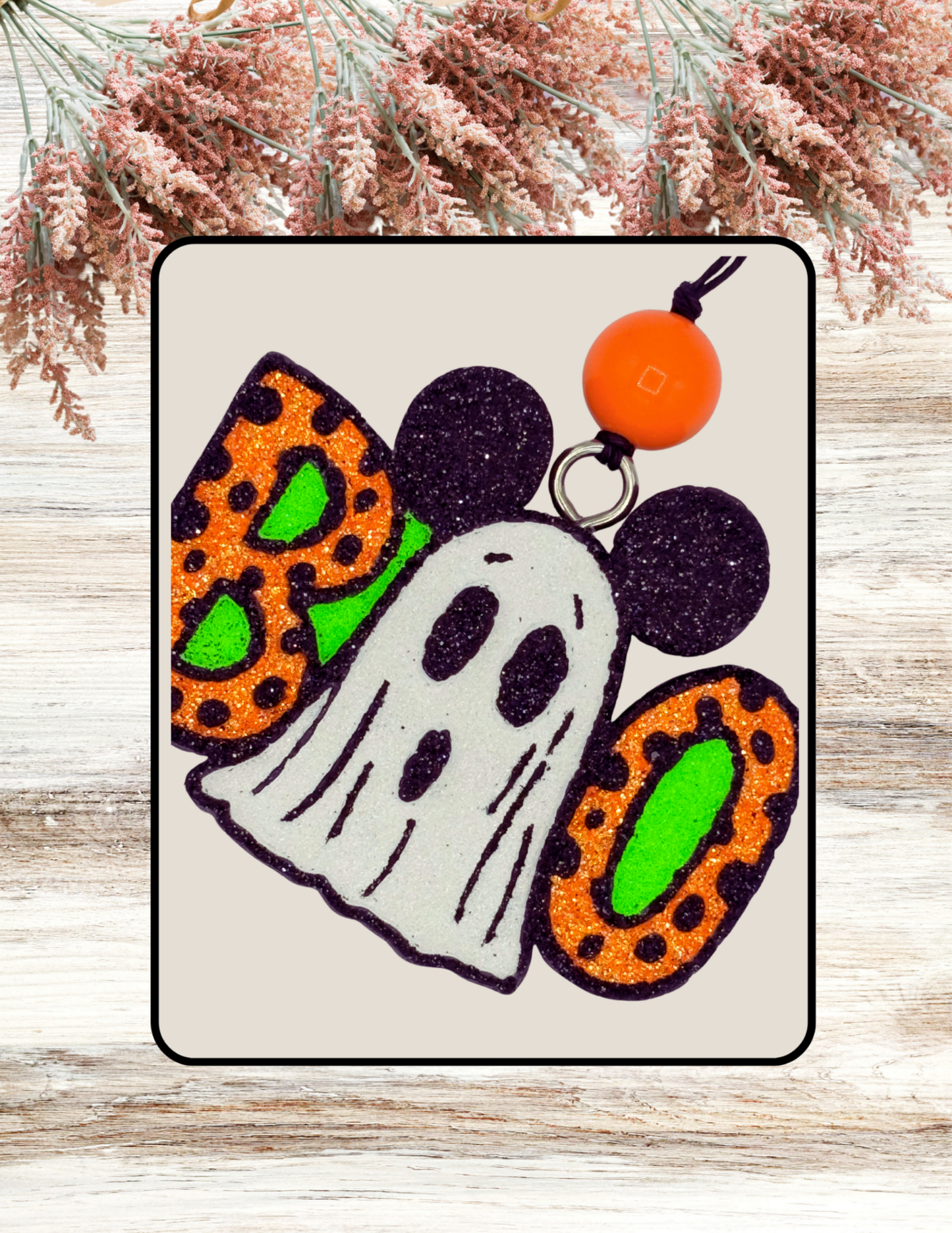 Freshie Boo MM Ghost Neon Orange Green