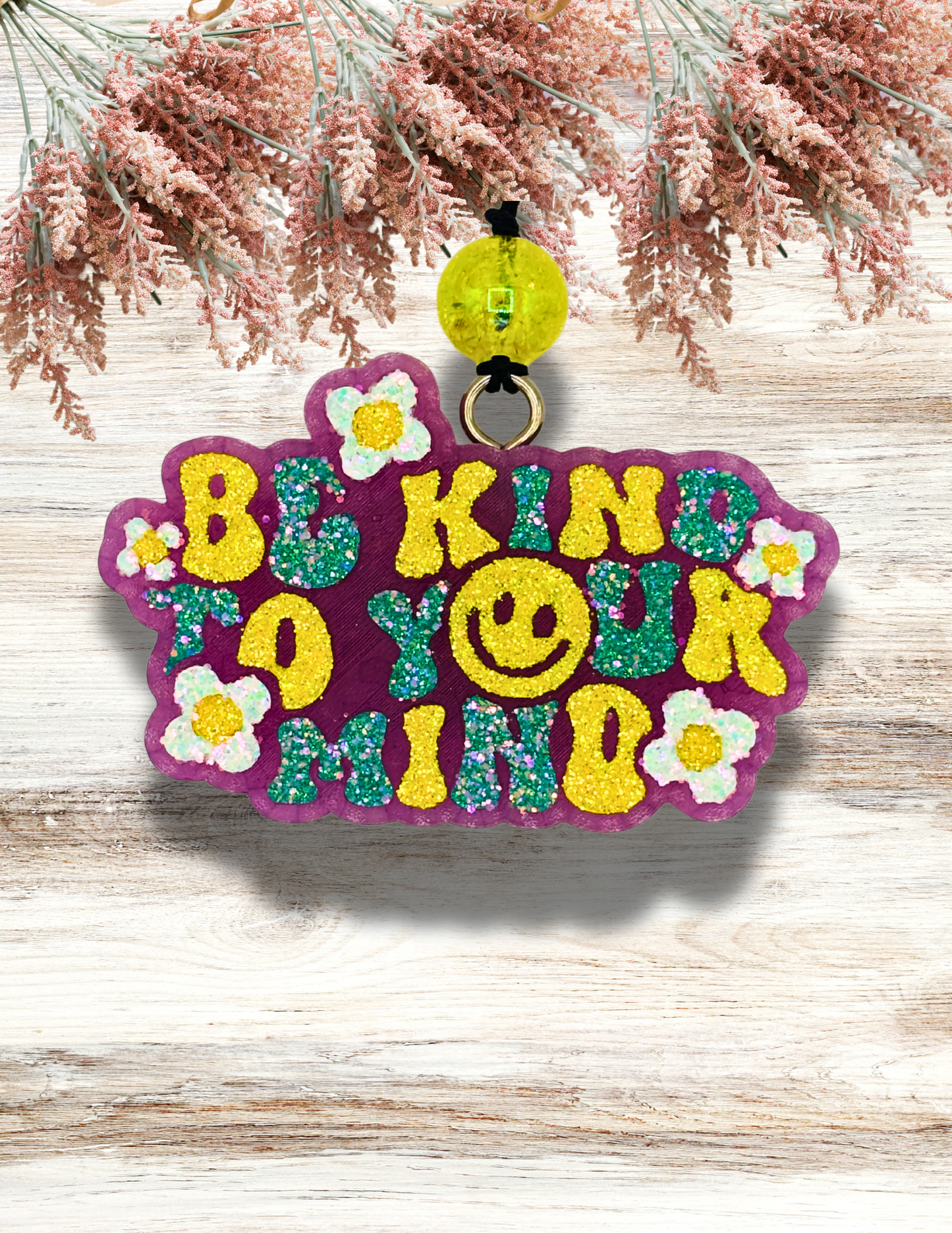 Freshie Be Kind To Your Mind Yellow Teal