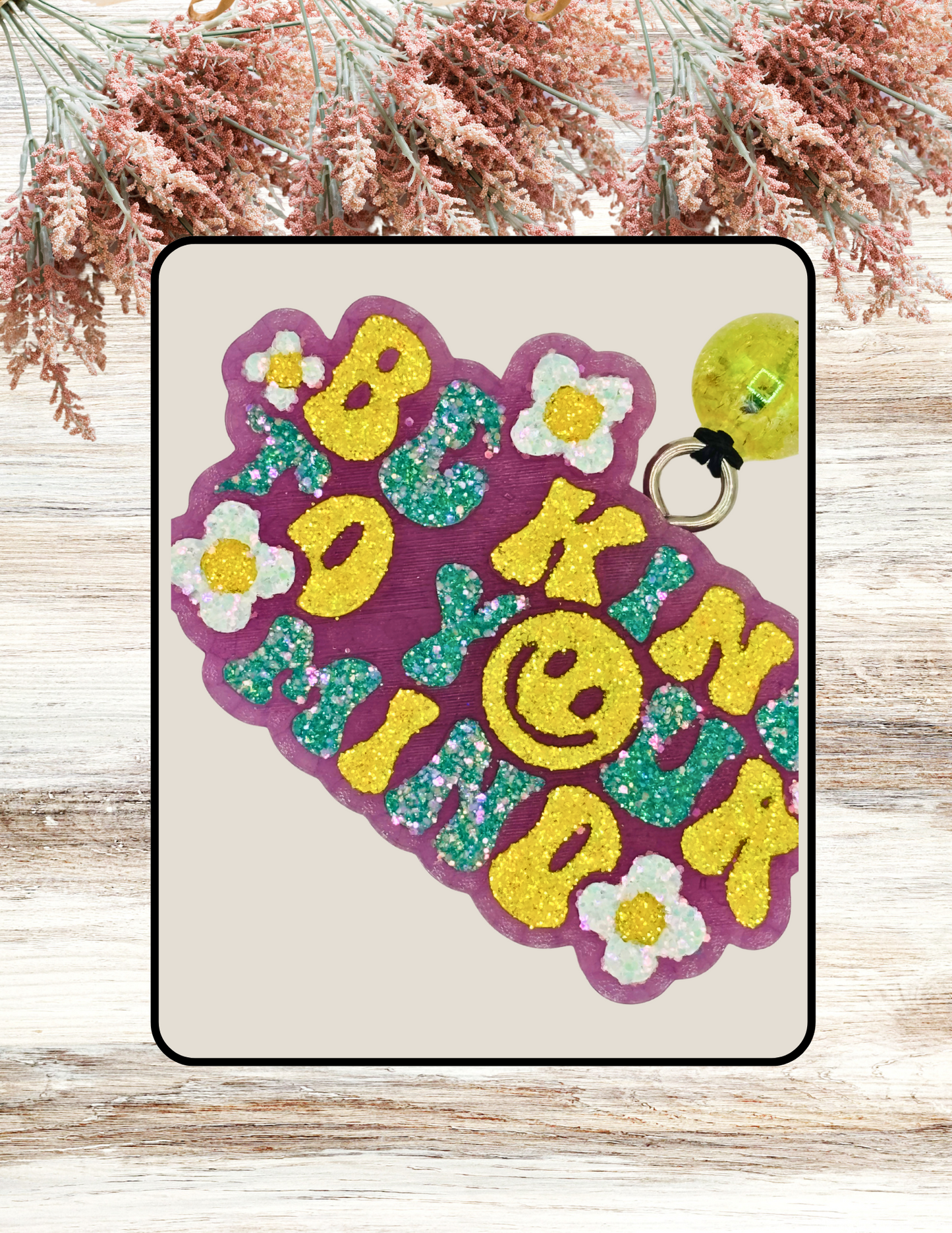 Freshie Be Kind To Your Mind Yellow Teal