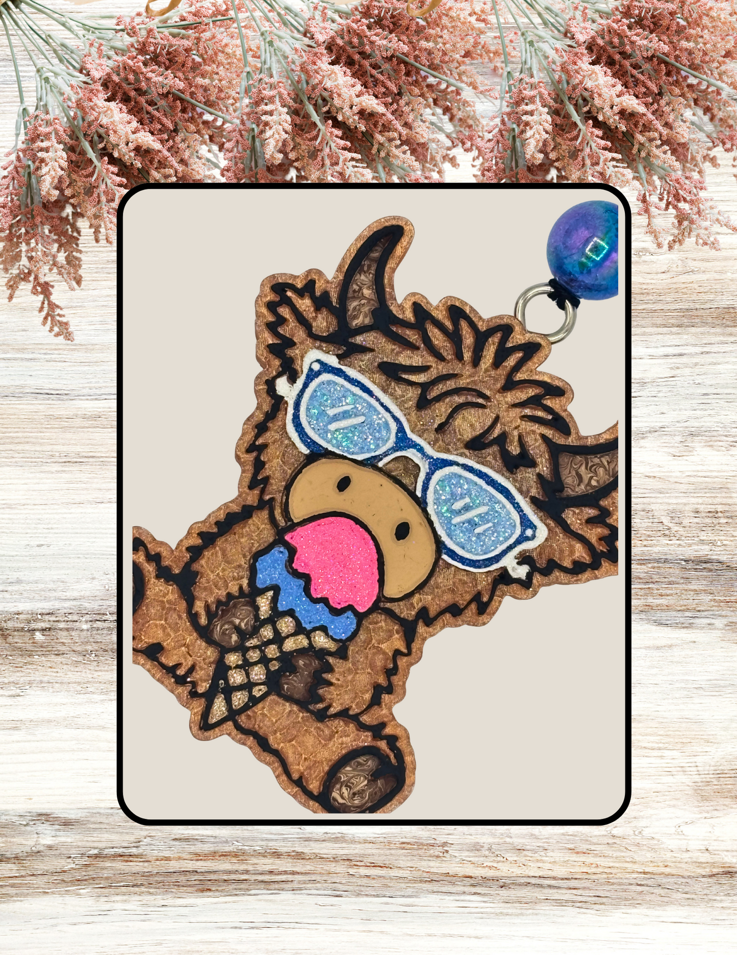 Freshie Cow Blue Sunglasses Ice Cream