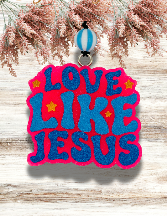 Freshie Love Like Jesus Pink Blue