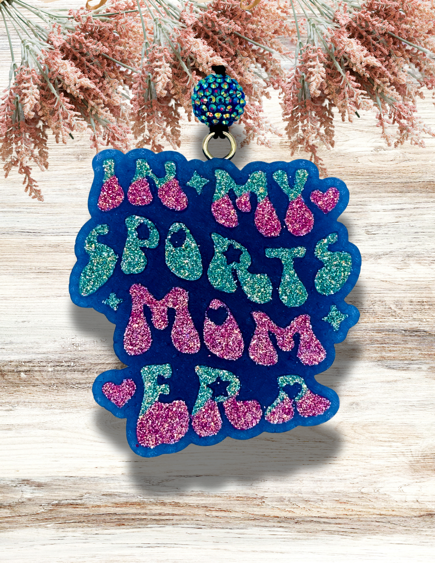 Freshie In My Sports Mom Era Teal Lavender