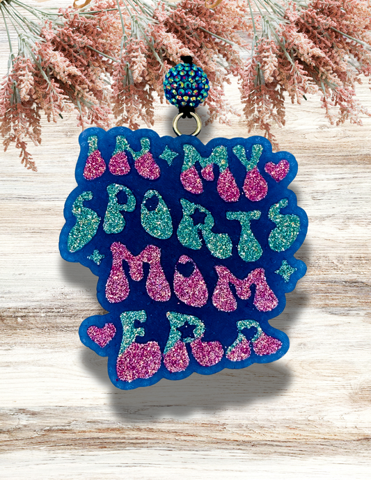 Freshie In My Sports Mom Era Teal Lavender