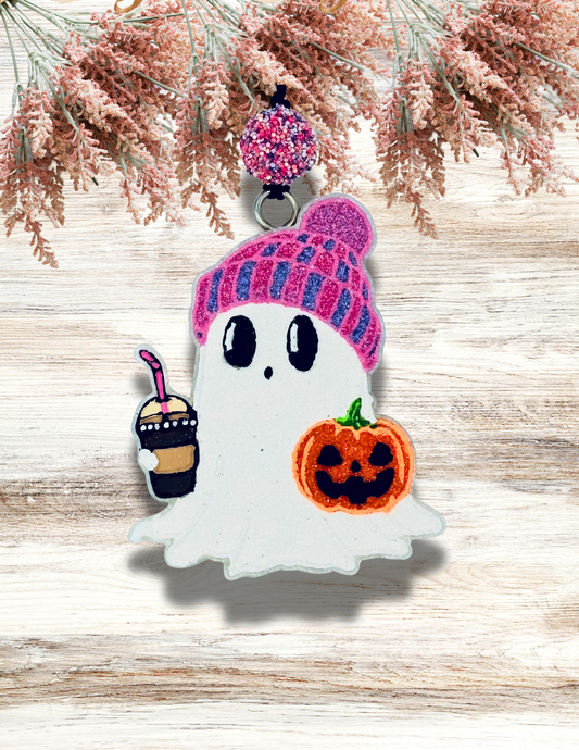 Freshie Beanie Ghost Latte Pumpkin Pink Purple