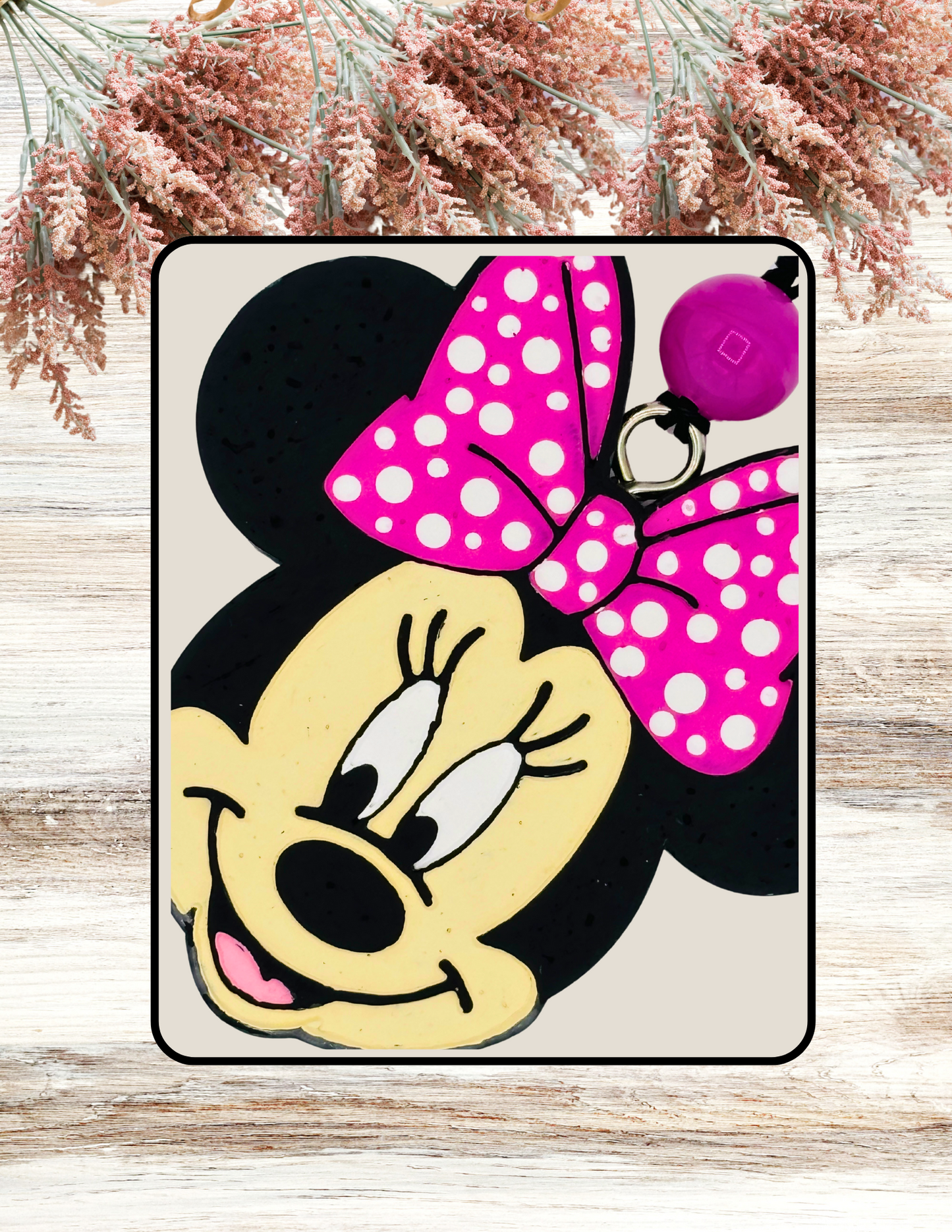 Freshie Girl Mouse Pink Polka Dot Bow