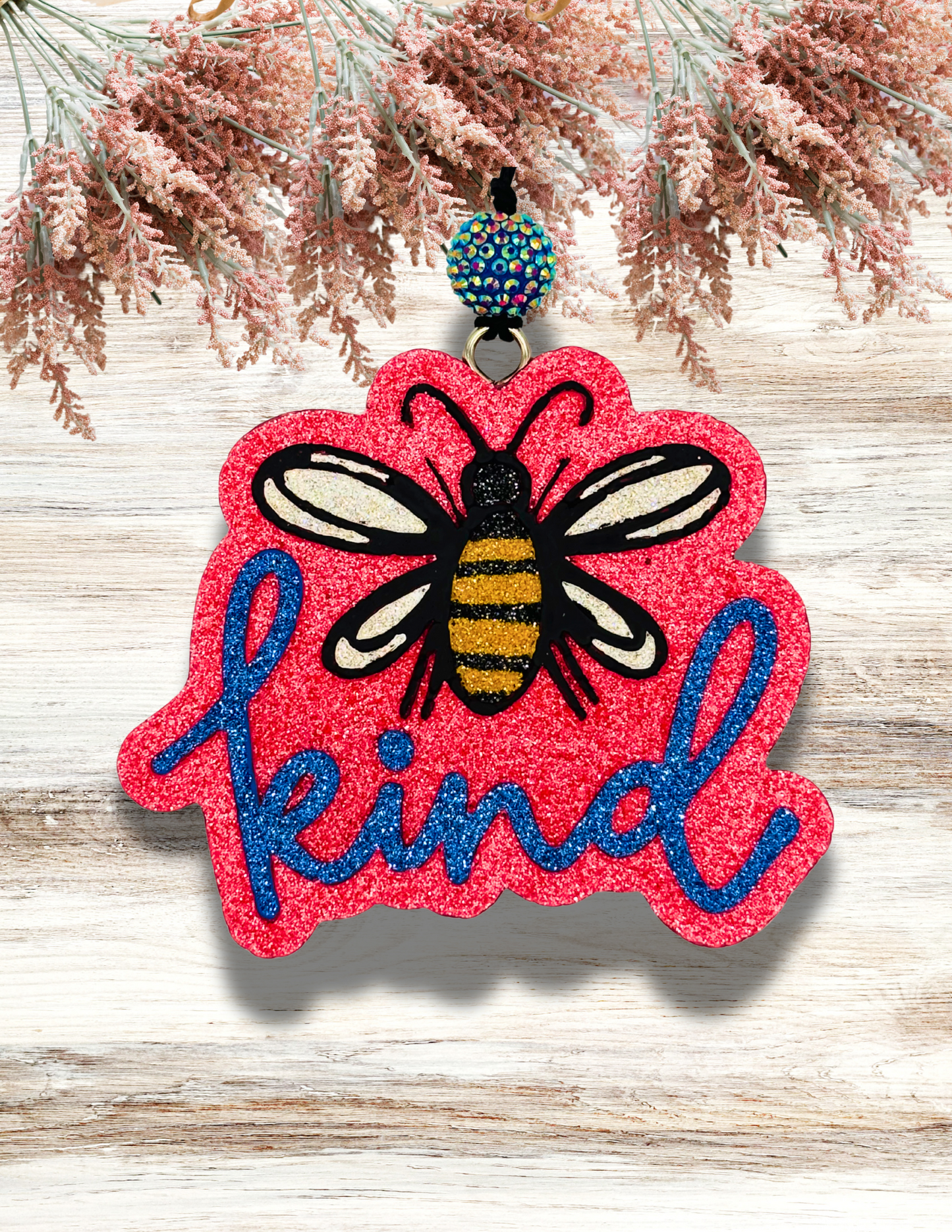 Freshie Bee Kind Coral Blue