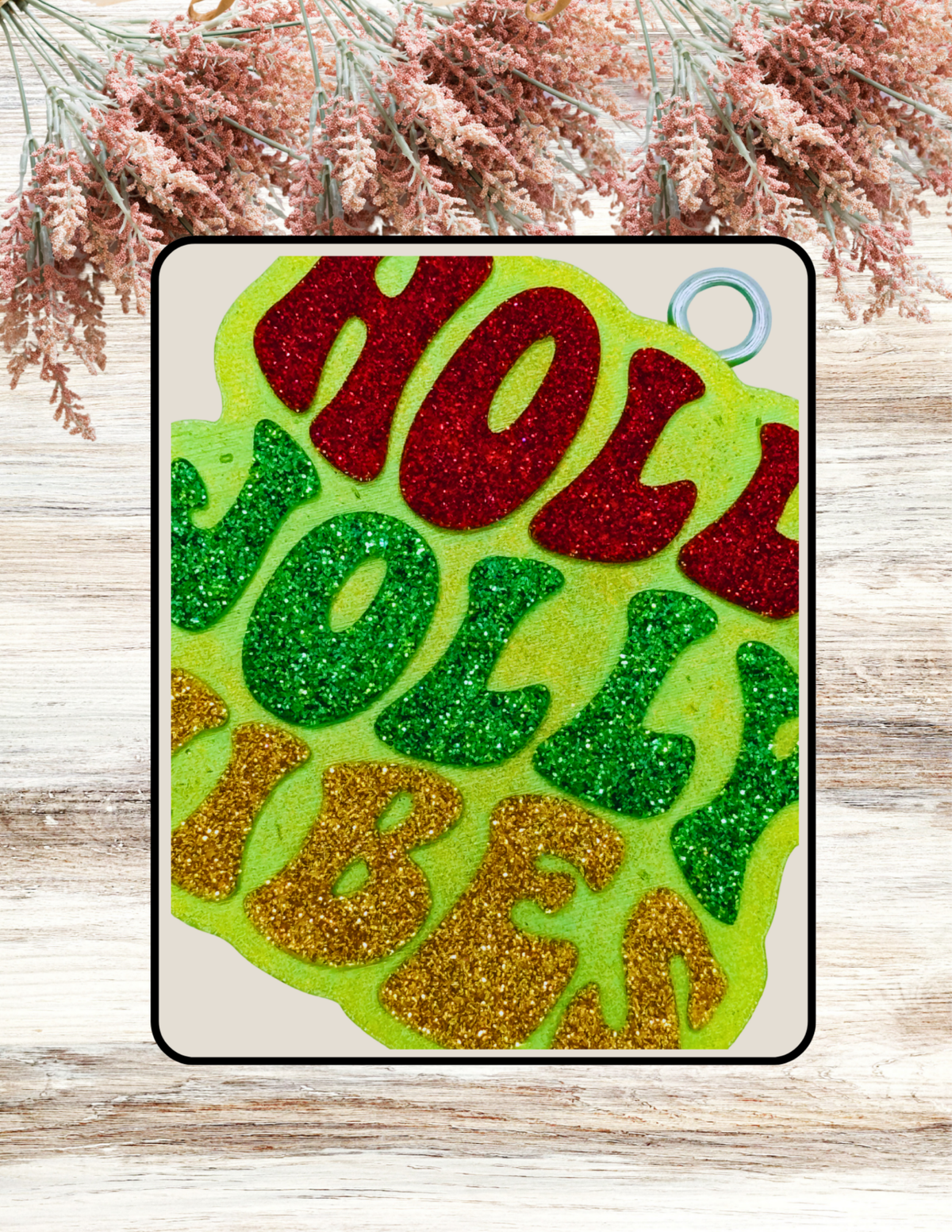 Freshie Holly Jolly Vibes Red Green Gold