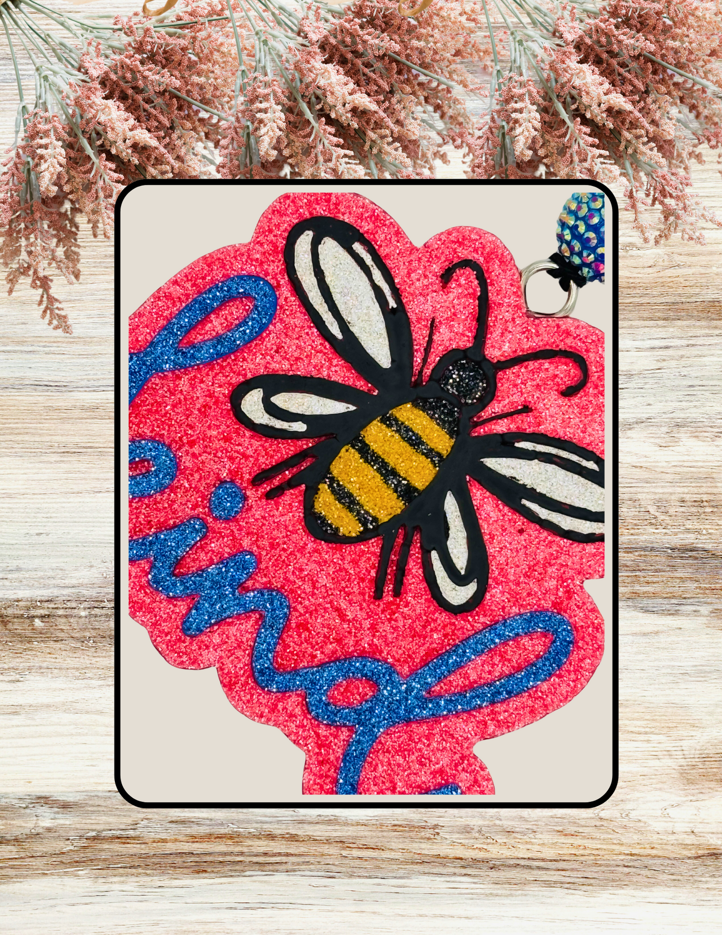 Freshie Bee Kind Coral Blue