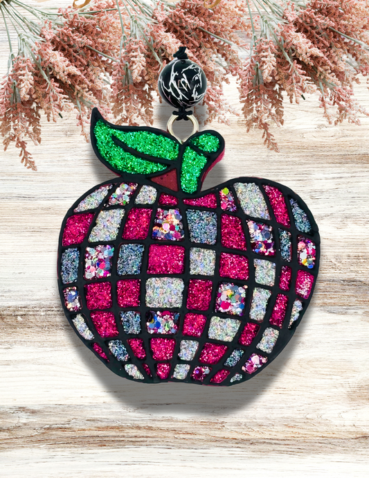 Freshie Disco Apple Magenta Silver
