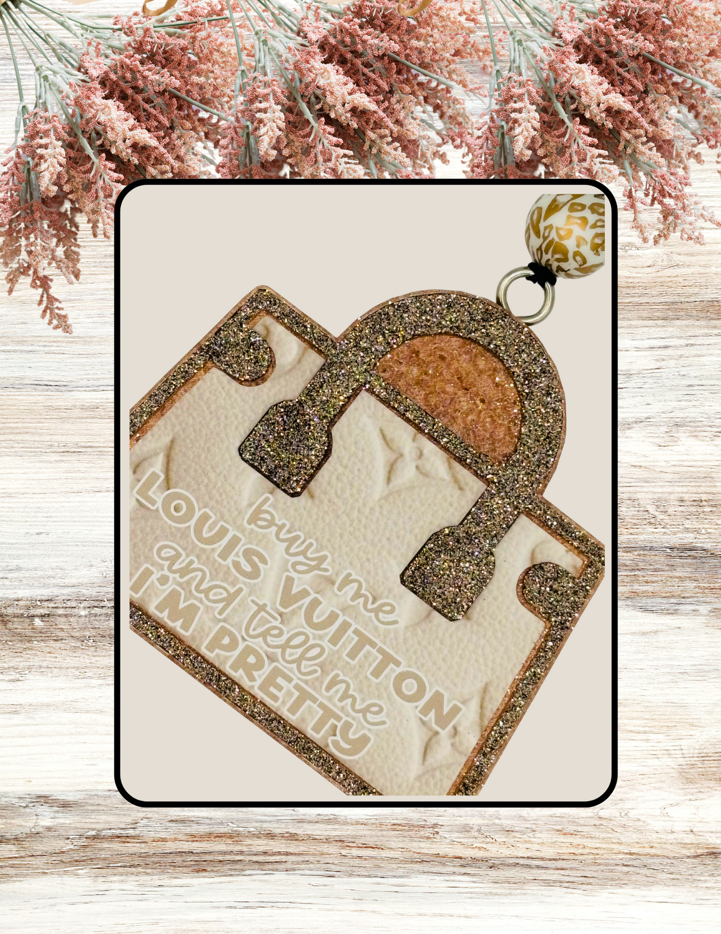 Freshie Purse LV Ivory Gold