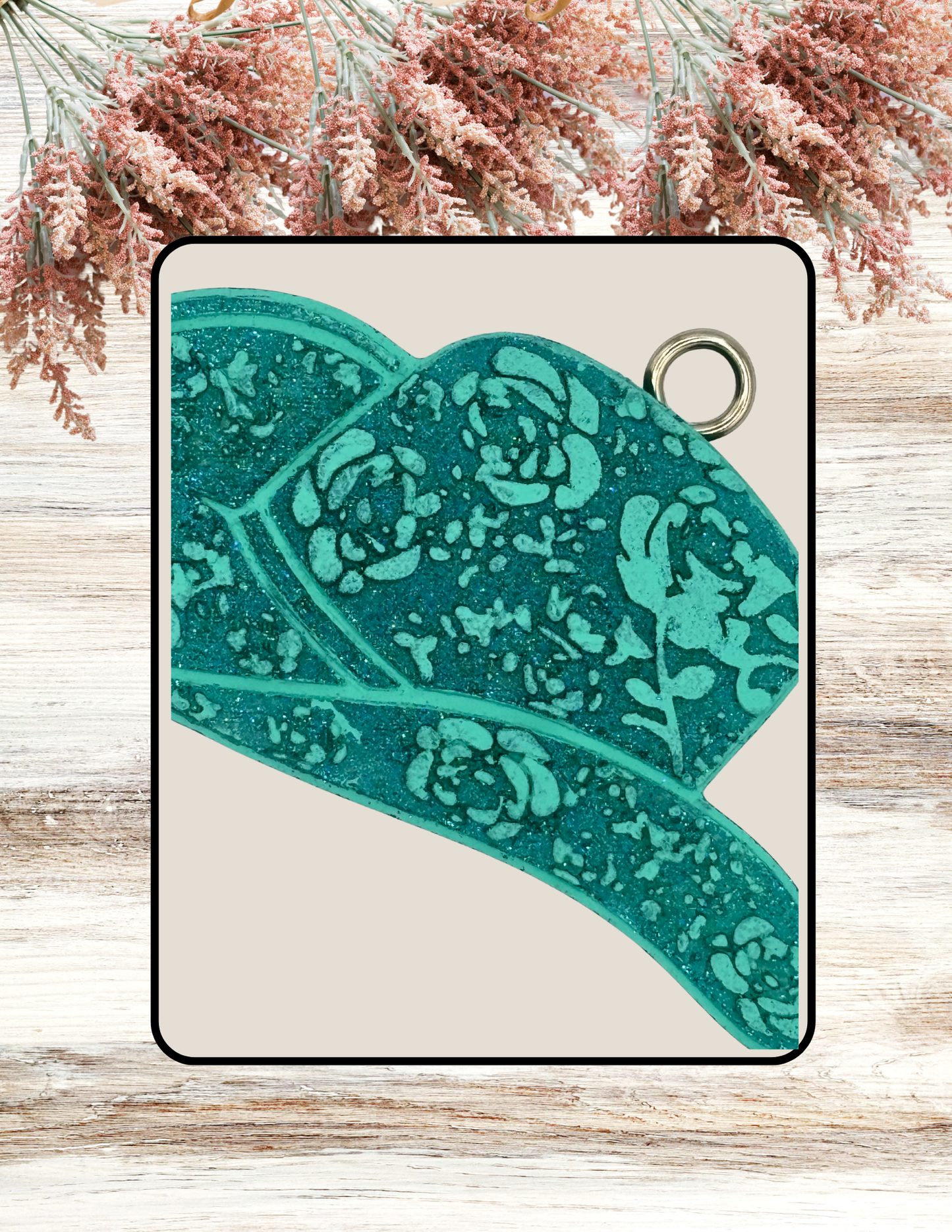 Freshie Cowgirl Floral Hat Teal