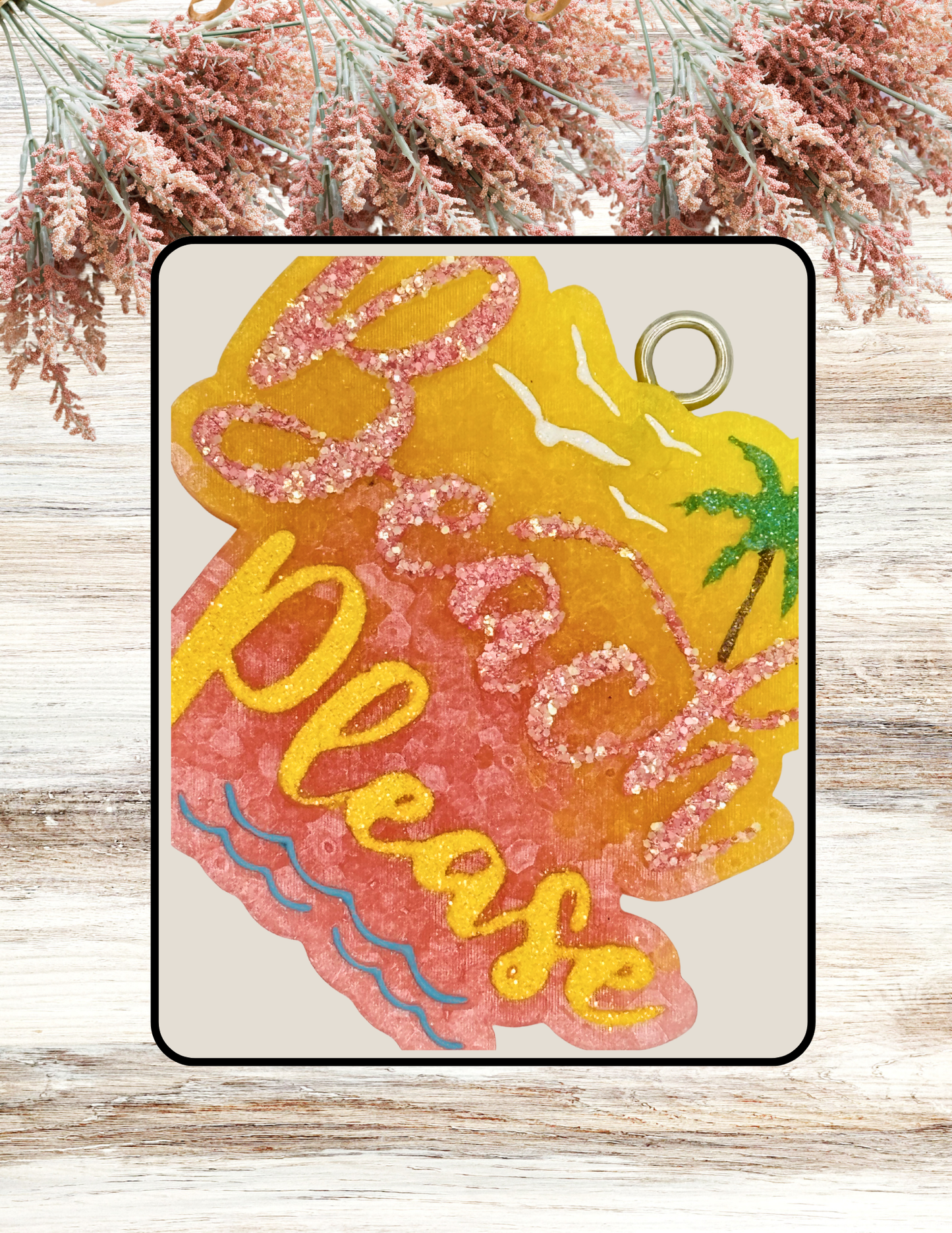 Freshie Beach Please Coral Yellow
