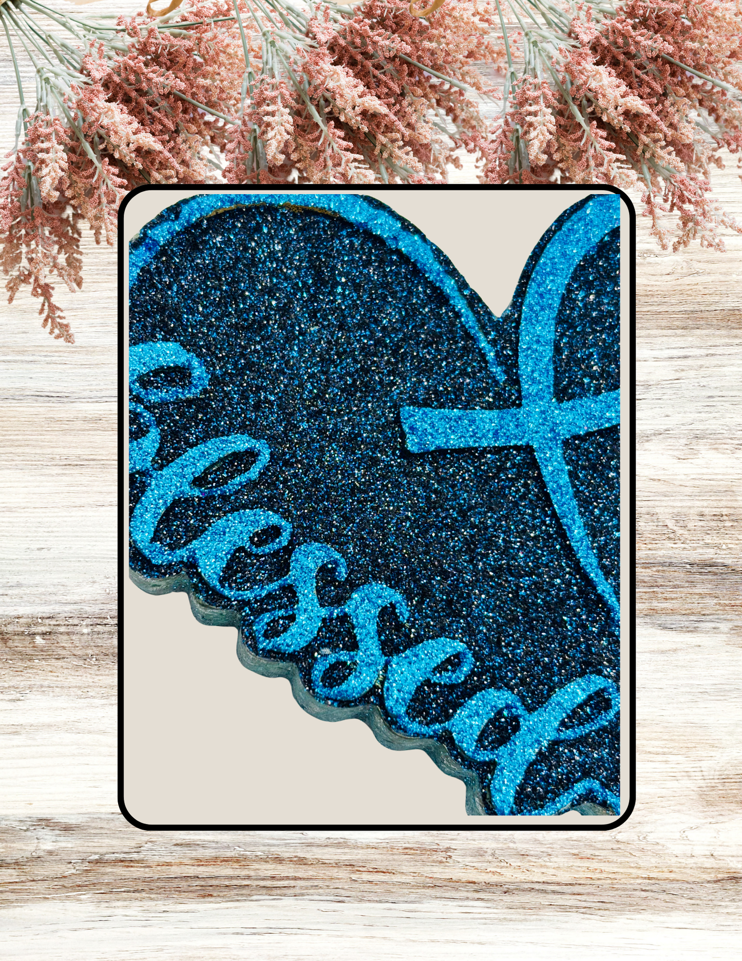 Freshie Blessed Heart Navy & Blue
