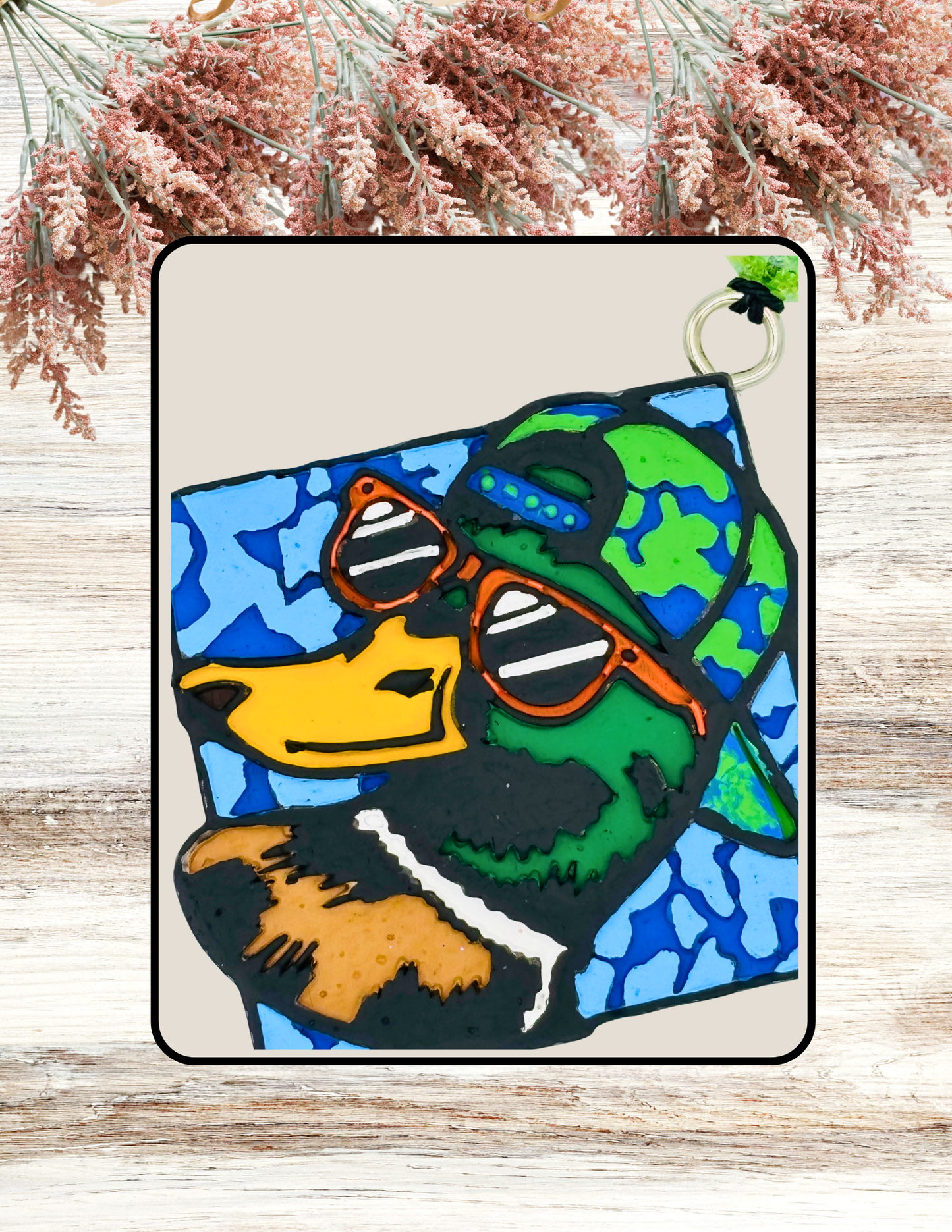 Freshie Duck Blue Green Camo