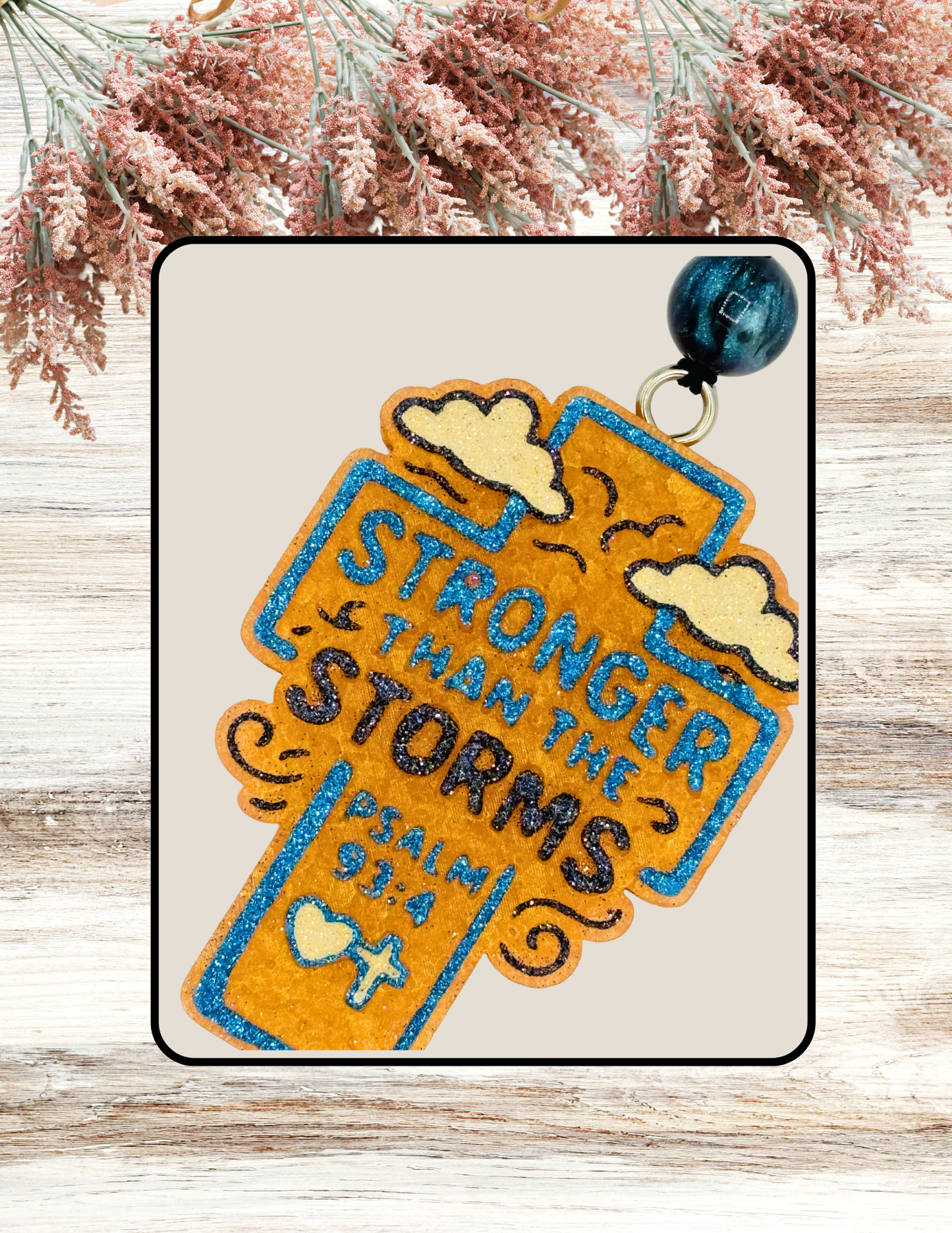Freshie Stronger Than The Storms Cross Tan Blue