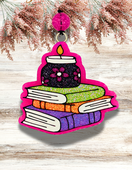 Freshie Book Stack Black Candle